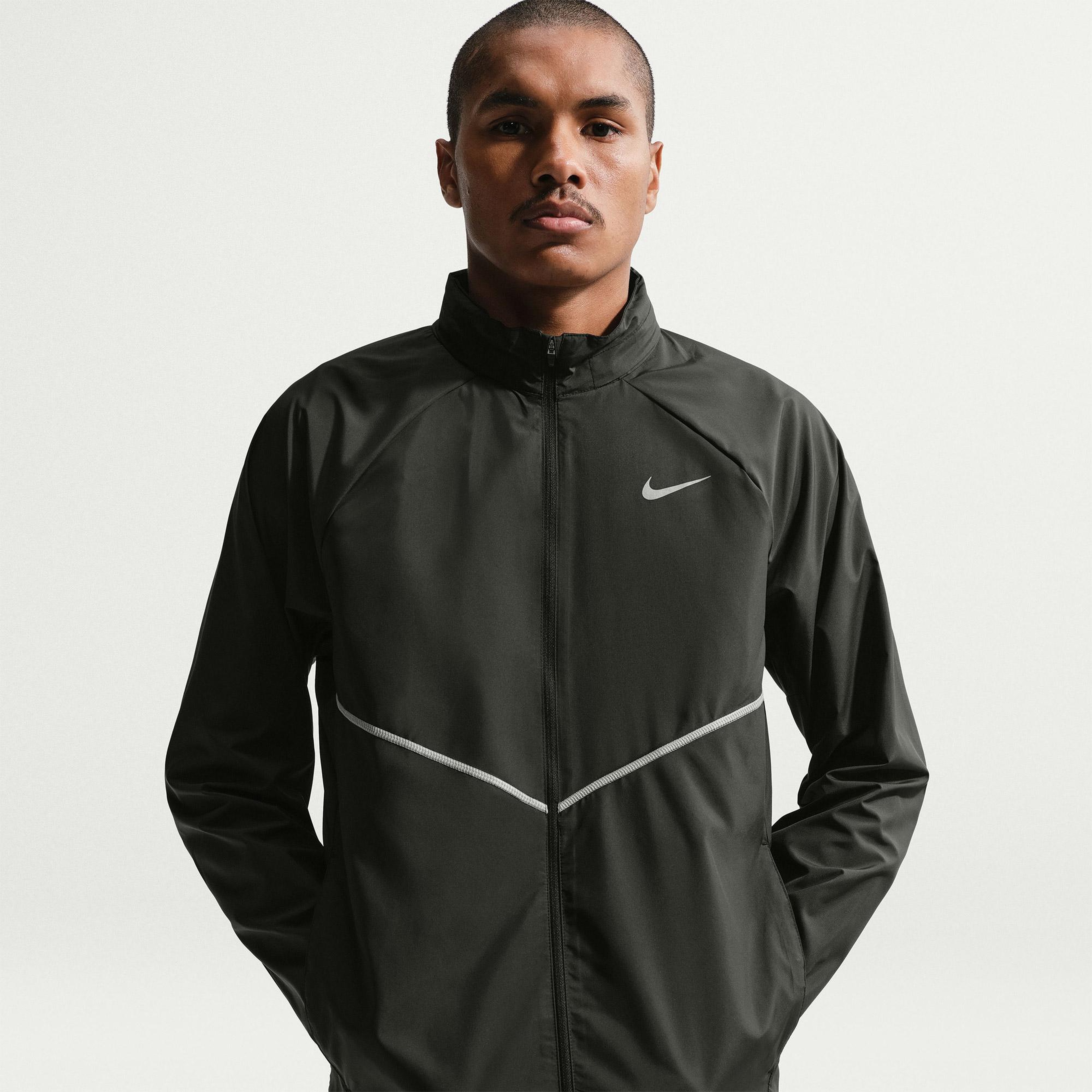Nike UV Repel Miler Erkek Siyah Ceket