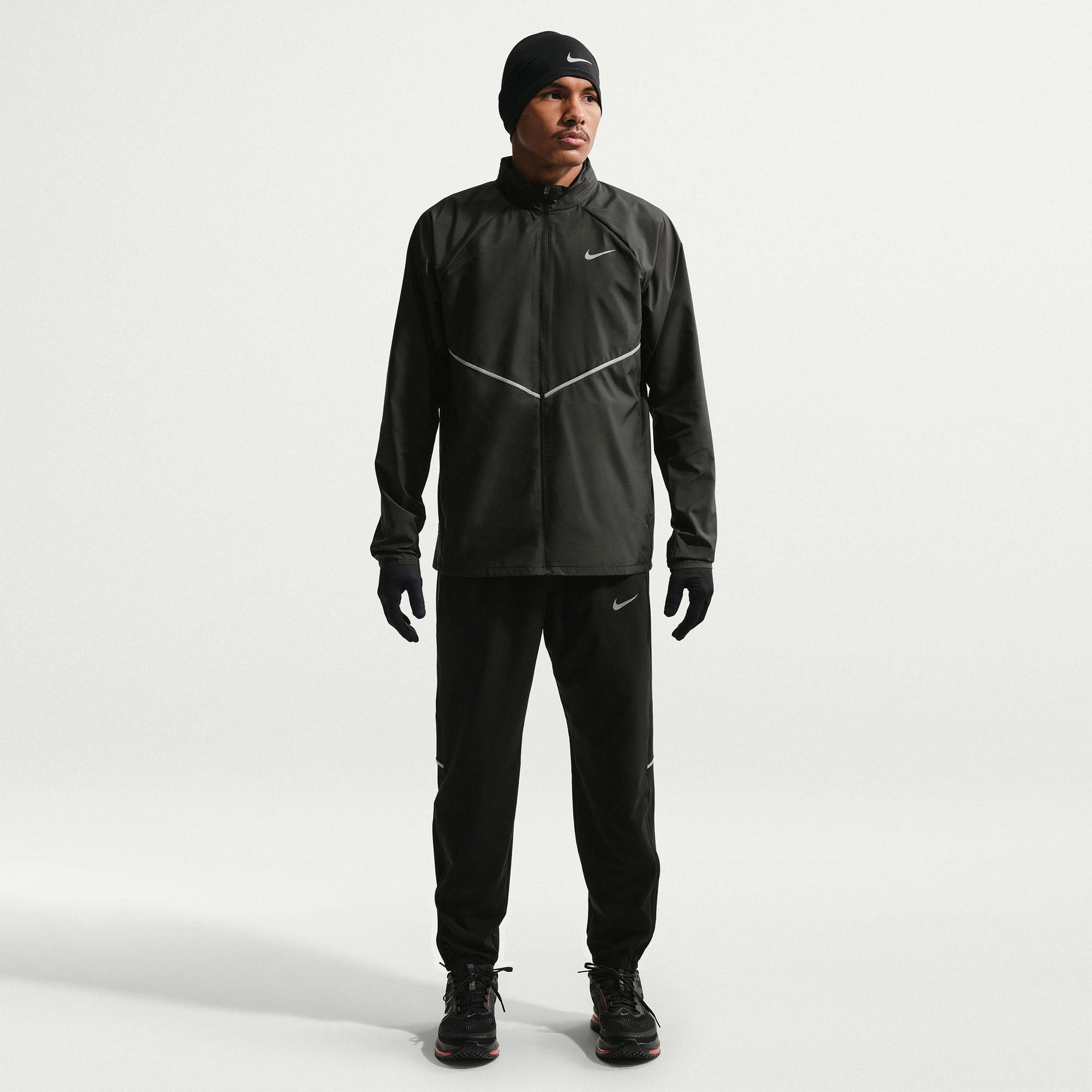 Nike UV Repel Miler Erkek Siyah Ceket