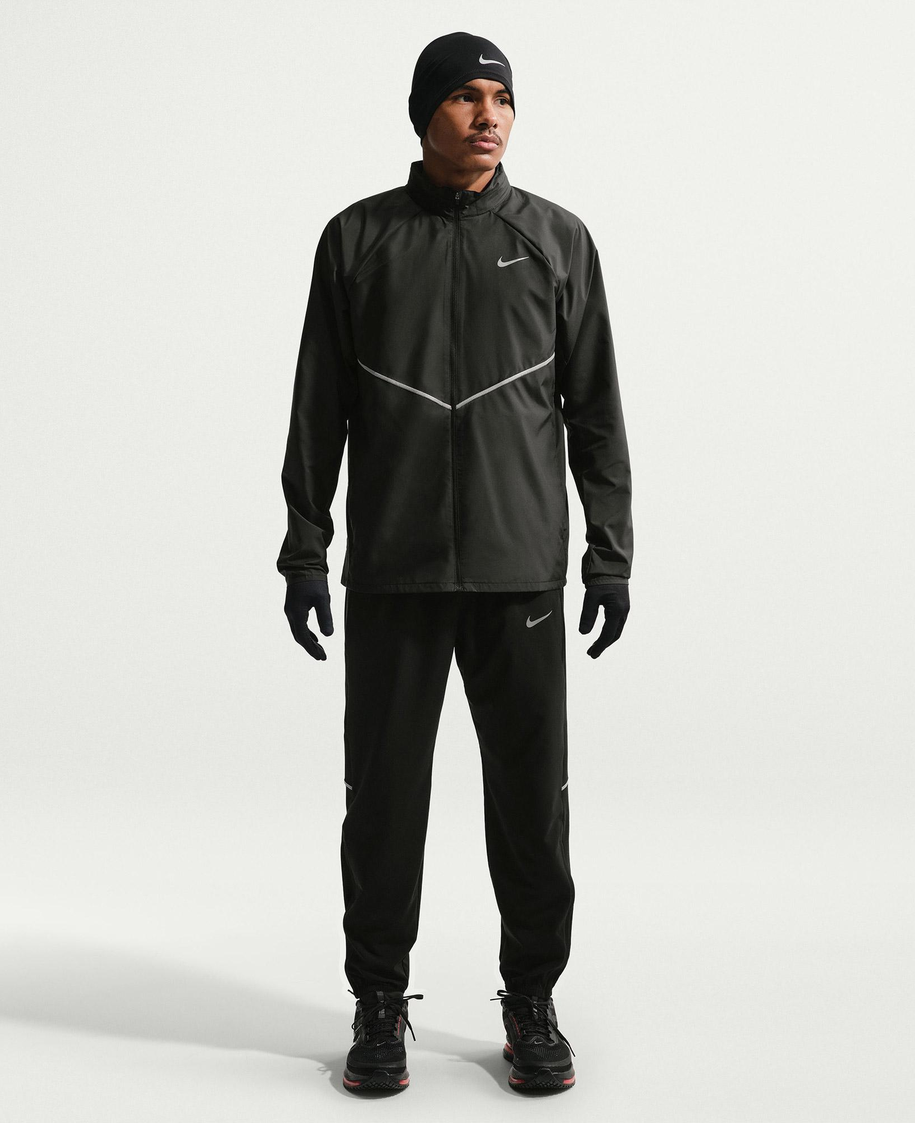 Nike UV Repel Miler Erkek Siyah Ceket