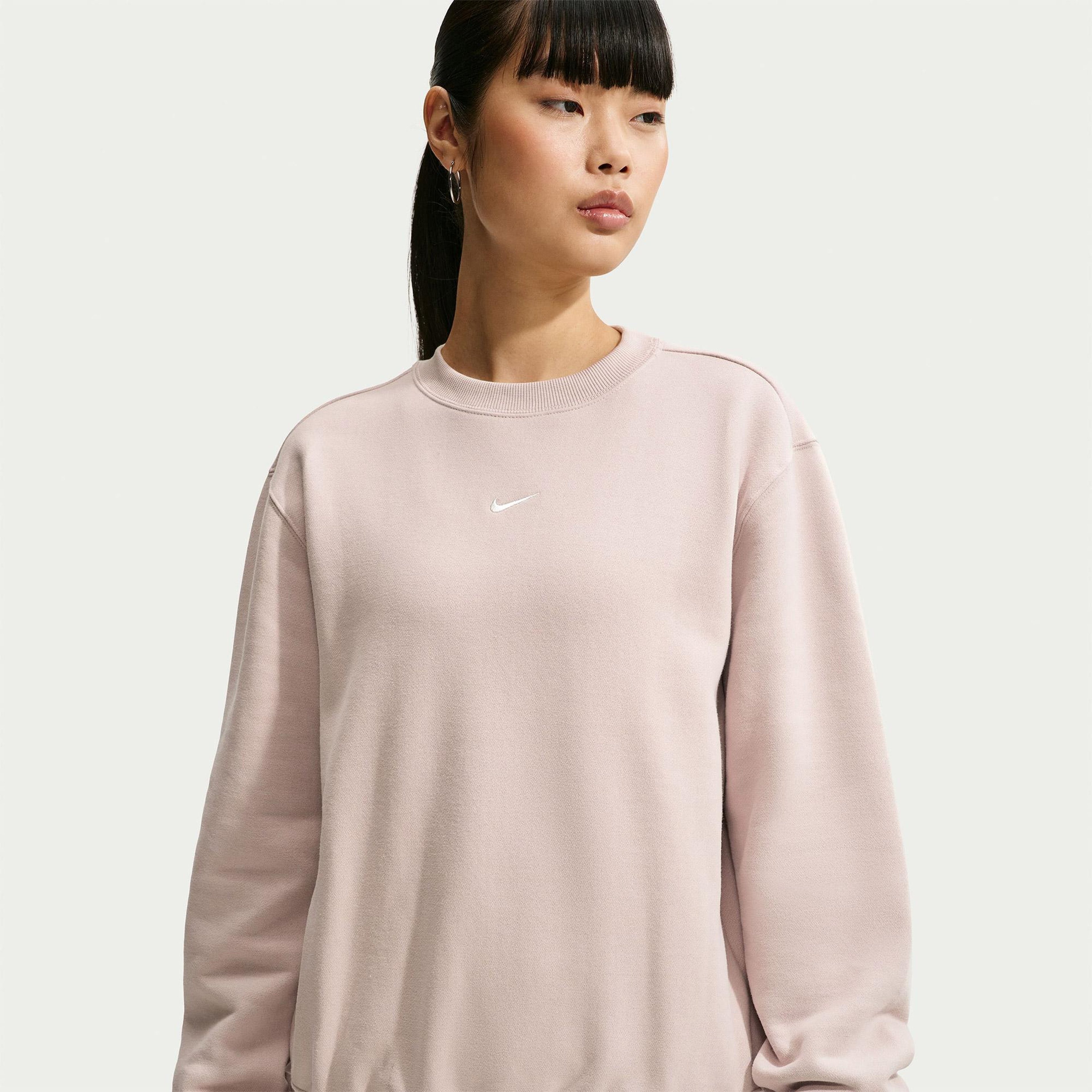 Nike Studio Fleece Kadın Pembe Sweatshirt