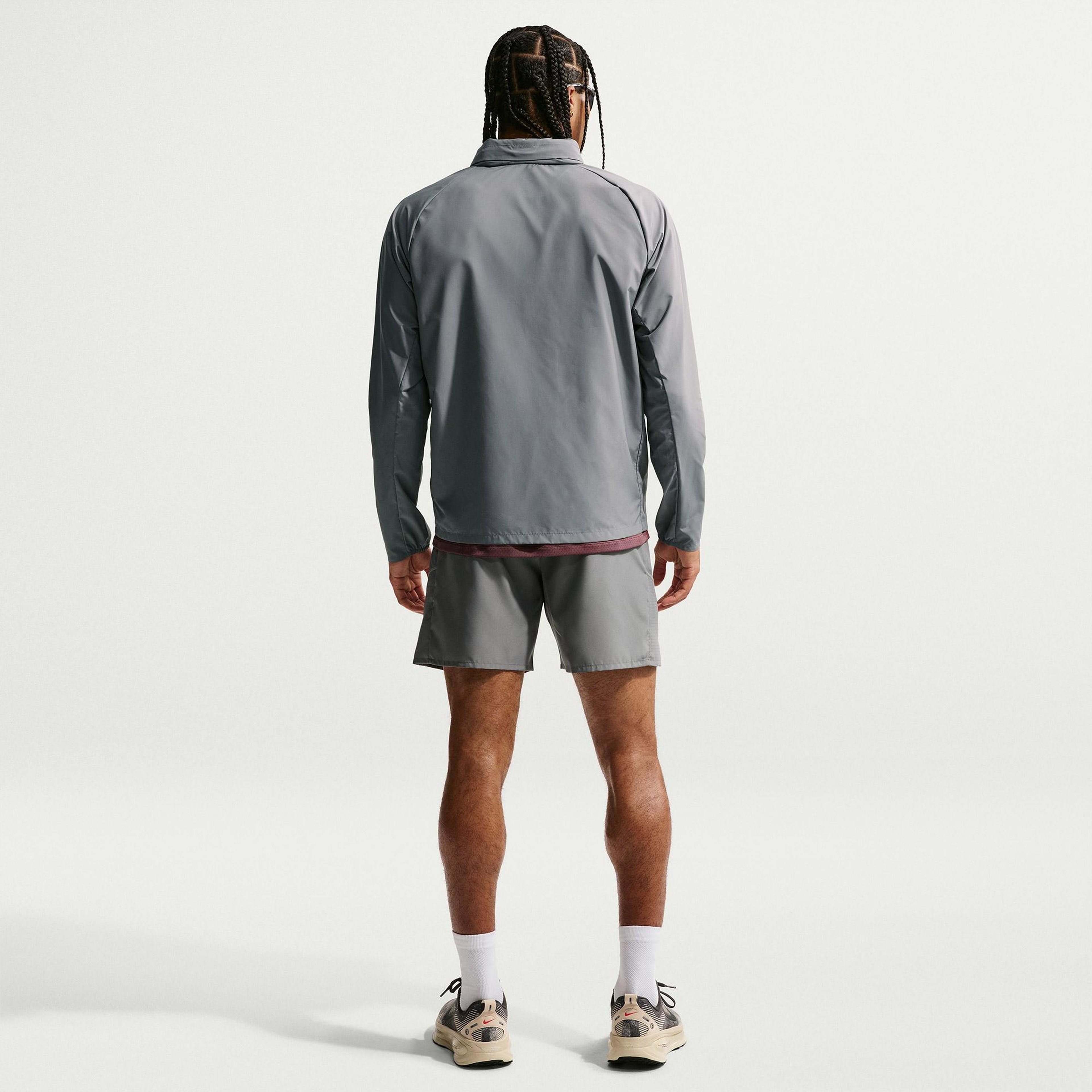 Nike UV Repel Miler Erkek Gri Ceket