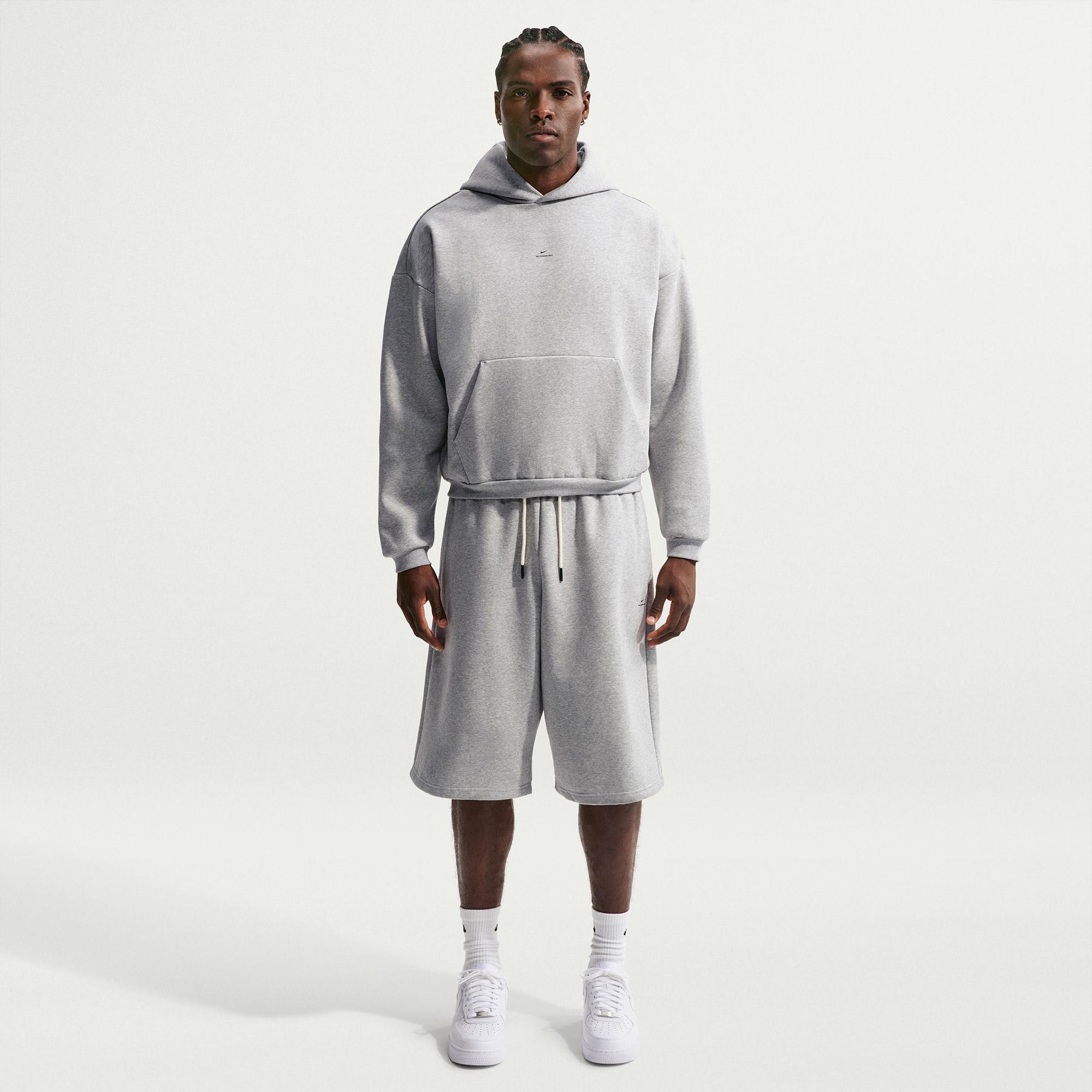 Nike Therma-Fit Standard Issue Erkek Gri Hoodie