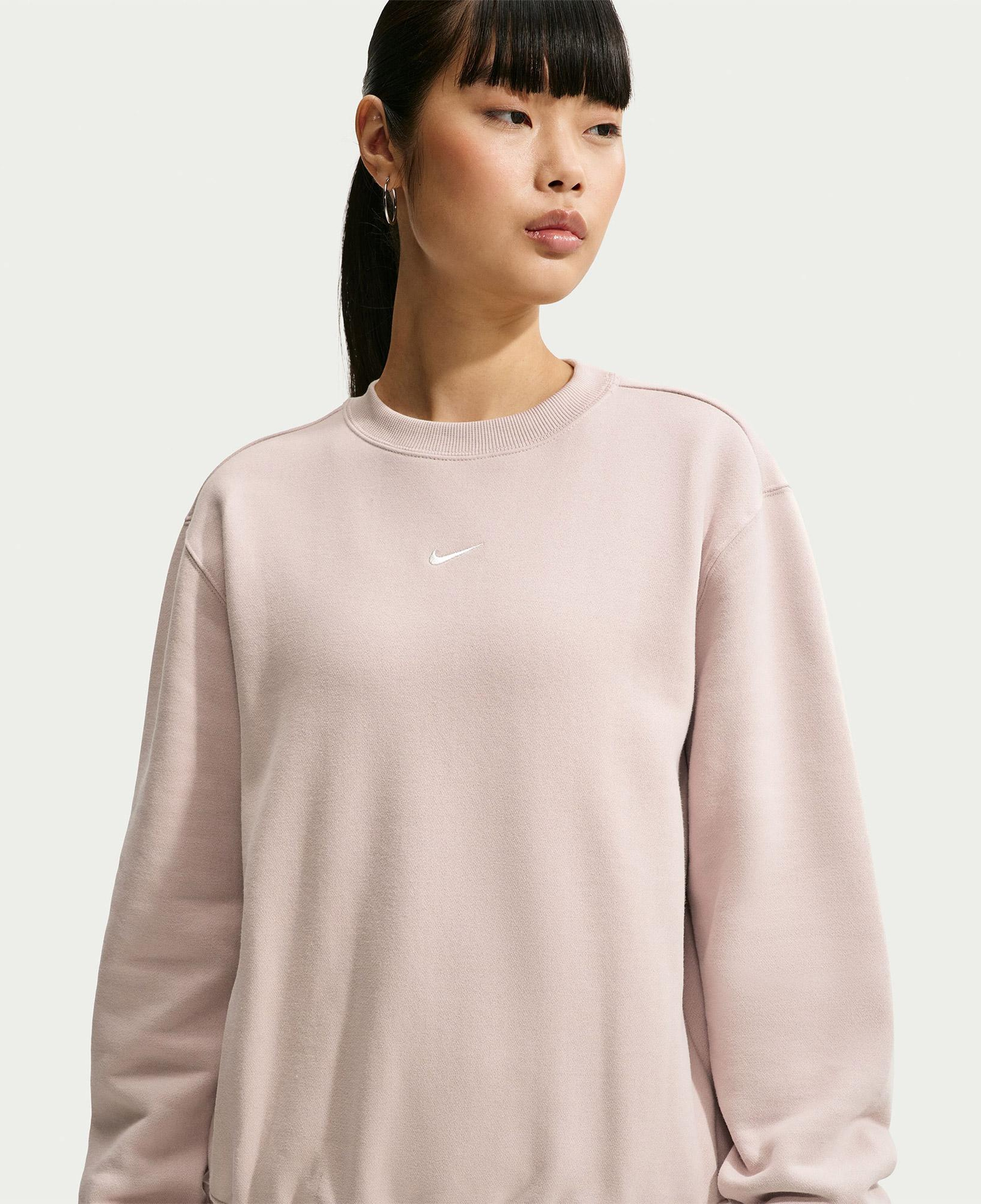 Nike Studio Fleece Kadın Pembe Sweatshirt