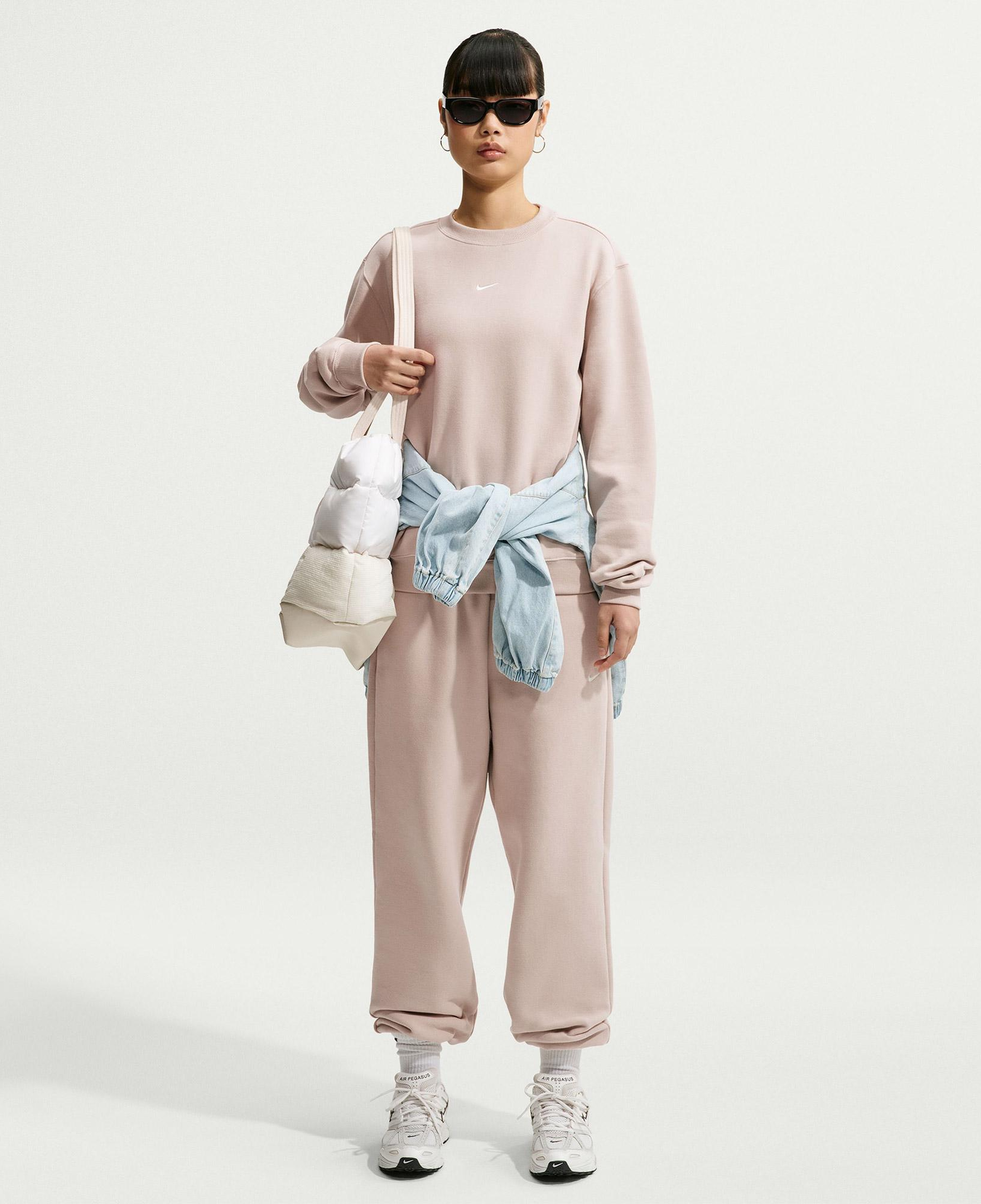 Nike Studio Fleece Kadın Pembe Sweatshirt