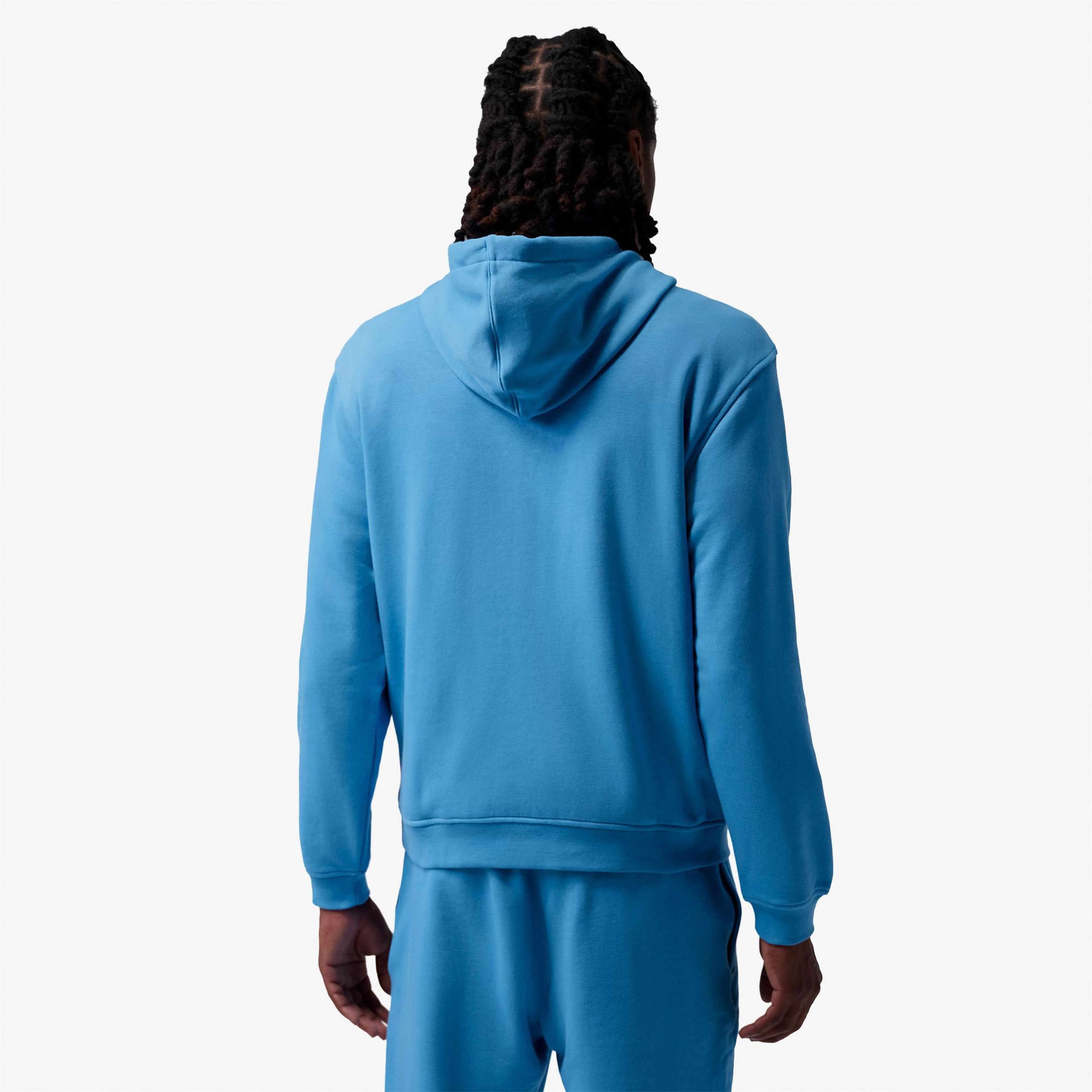 Jordan Dri-Fit Sport Crossover Fleece Erkek Mavi Hoodie