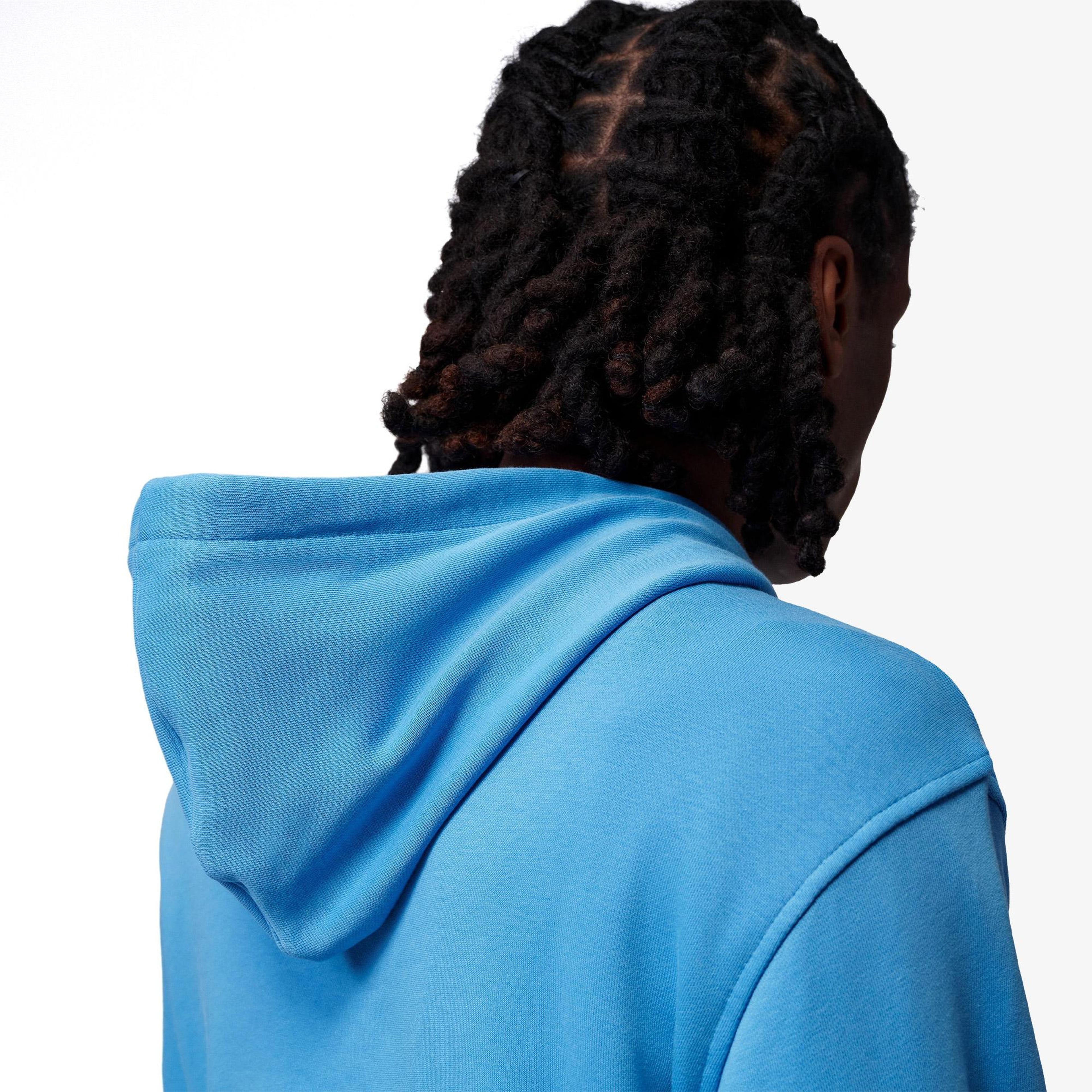 Jordan Dri-Fit Sport Crossover Fleece Erkek Mavi Hoodie