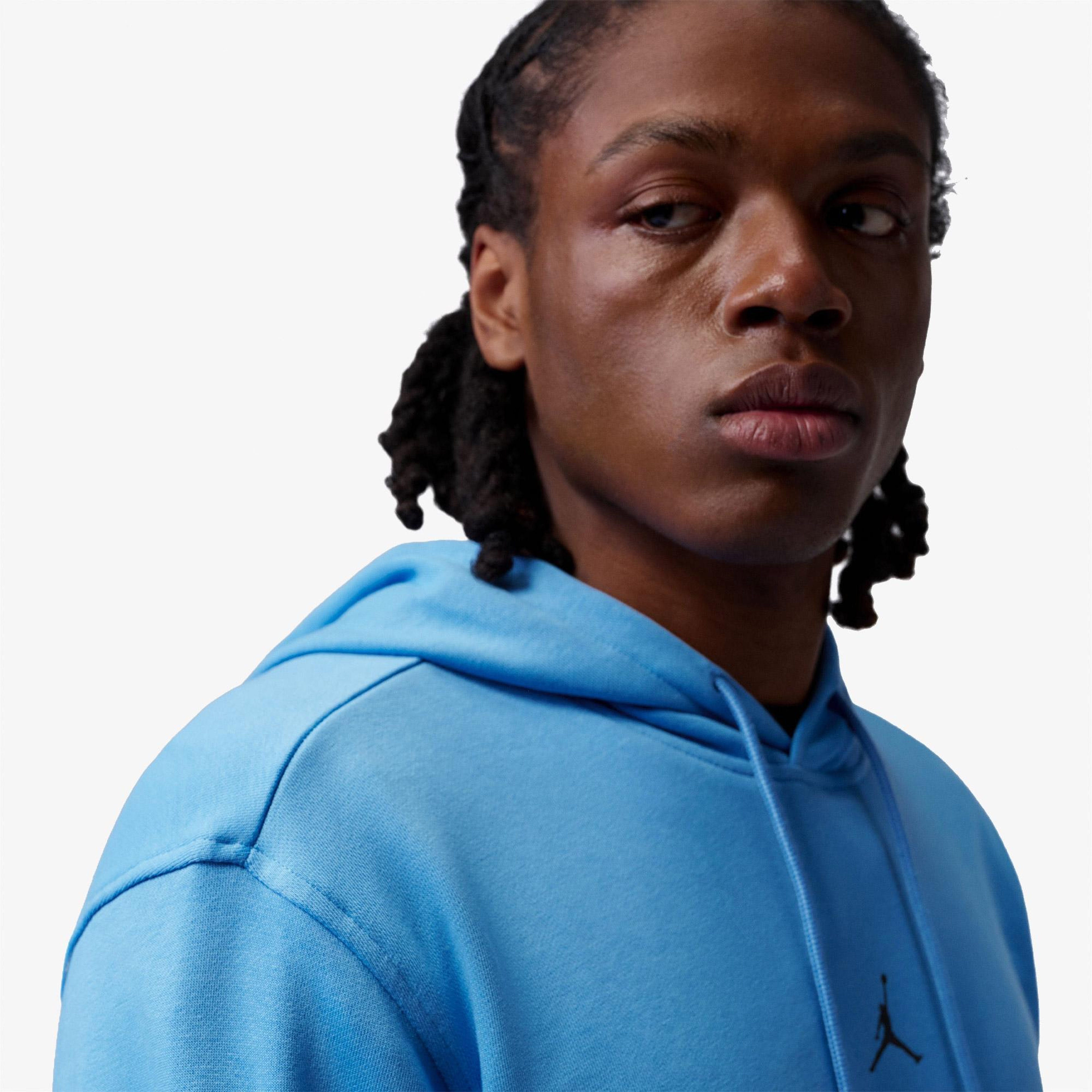 Jordan Dri-Fit Sport Crossover Fleece Erkek Mavi Hoodie