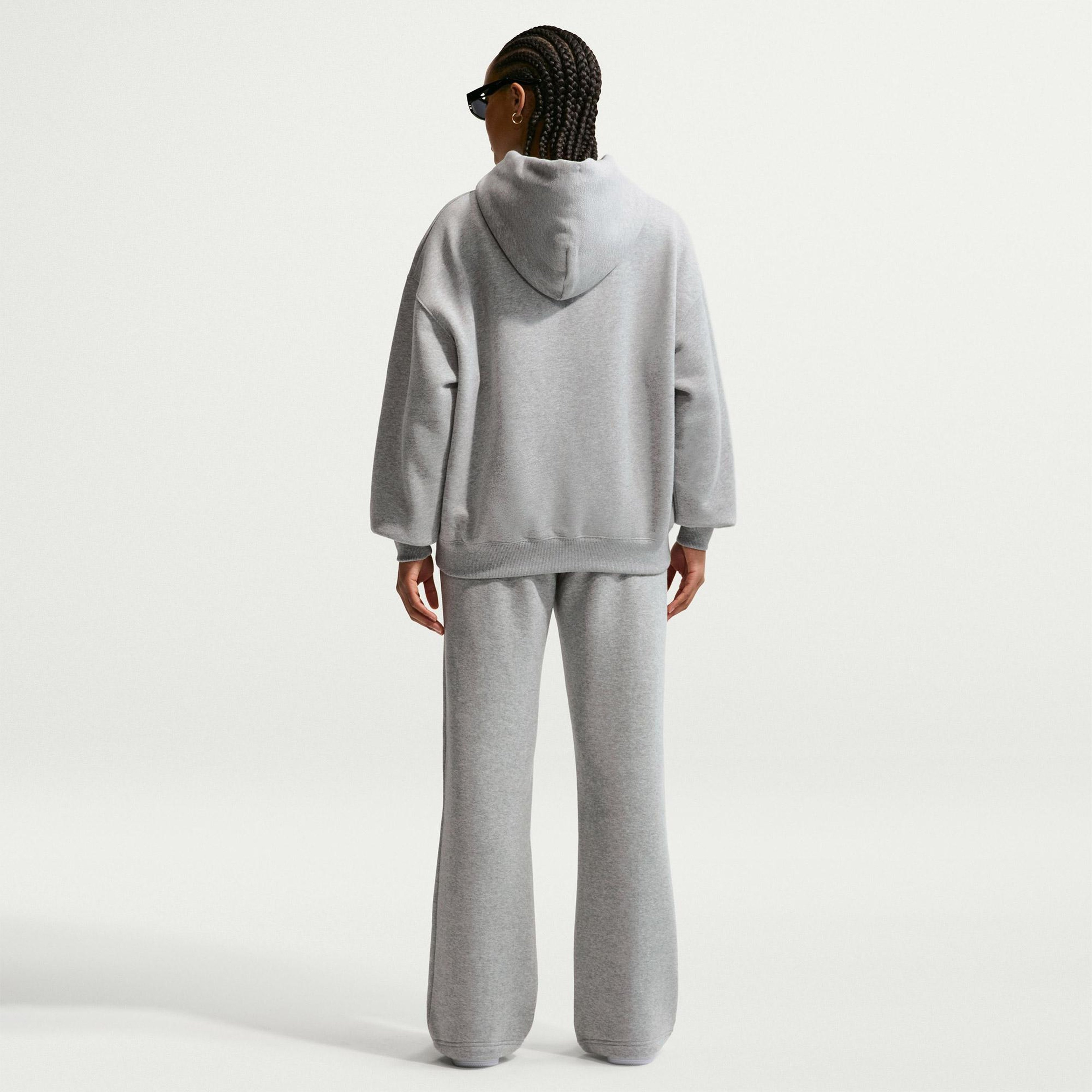 Nike Studio Fleece Kadın Gri Eşofman Üstü