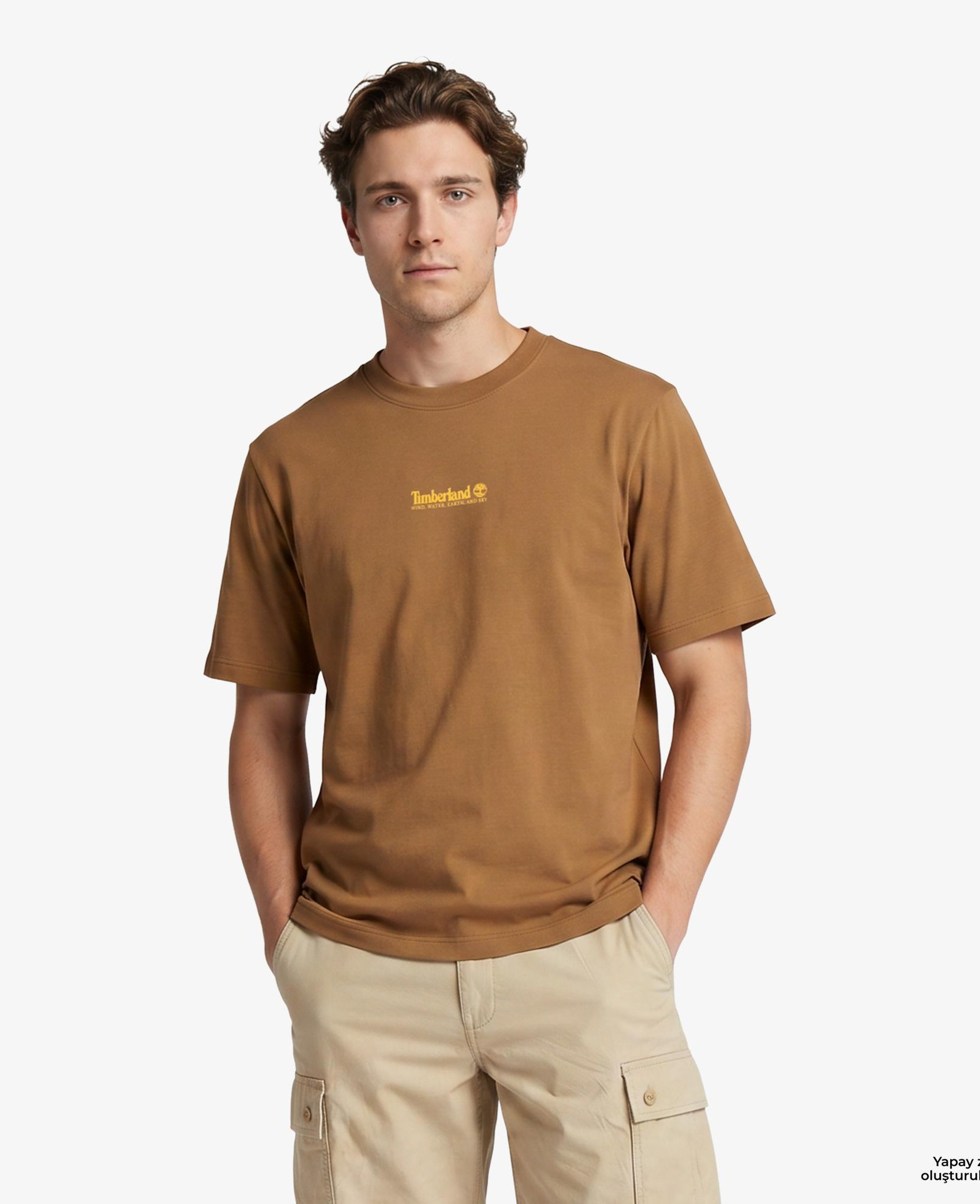 Timberland Triple Tree Graphic Erkek Kahverengi T-Shirt