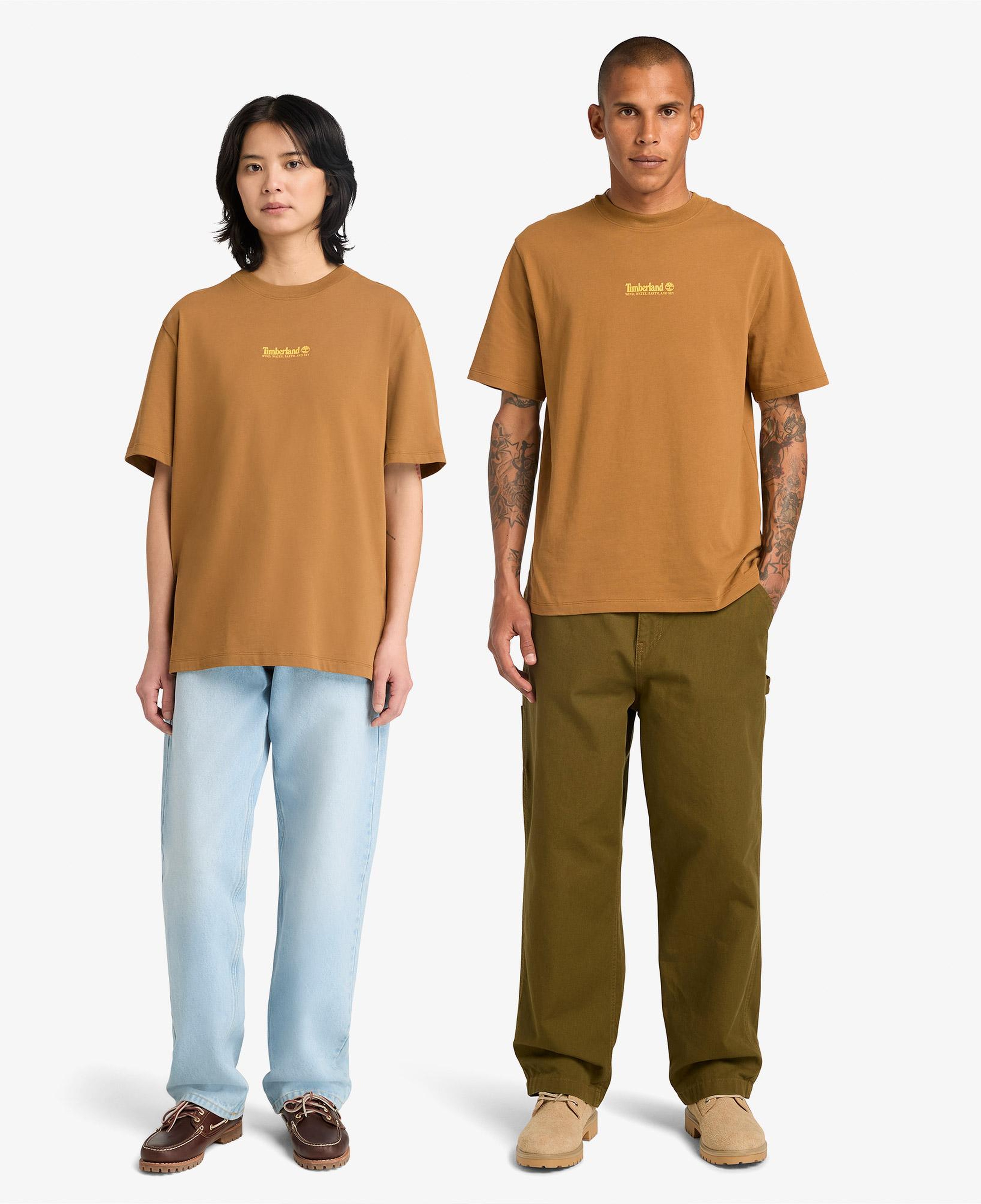 Timberland Triple Tree Graphic Erkek Kahverengi T-Shirt