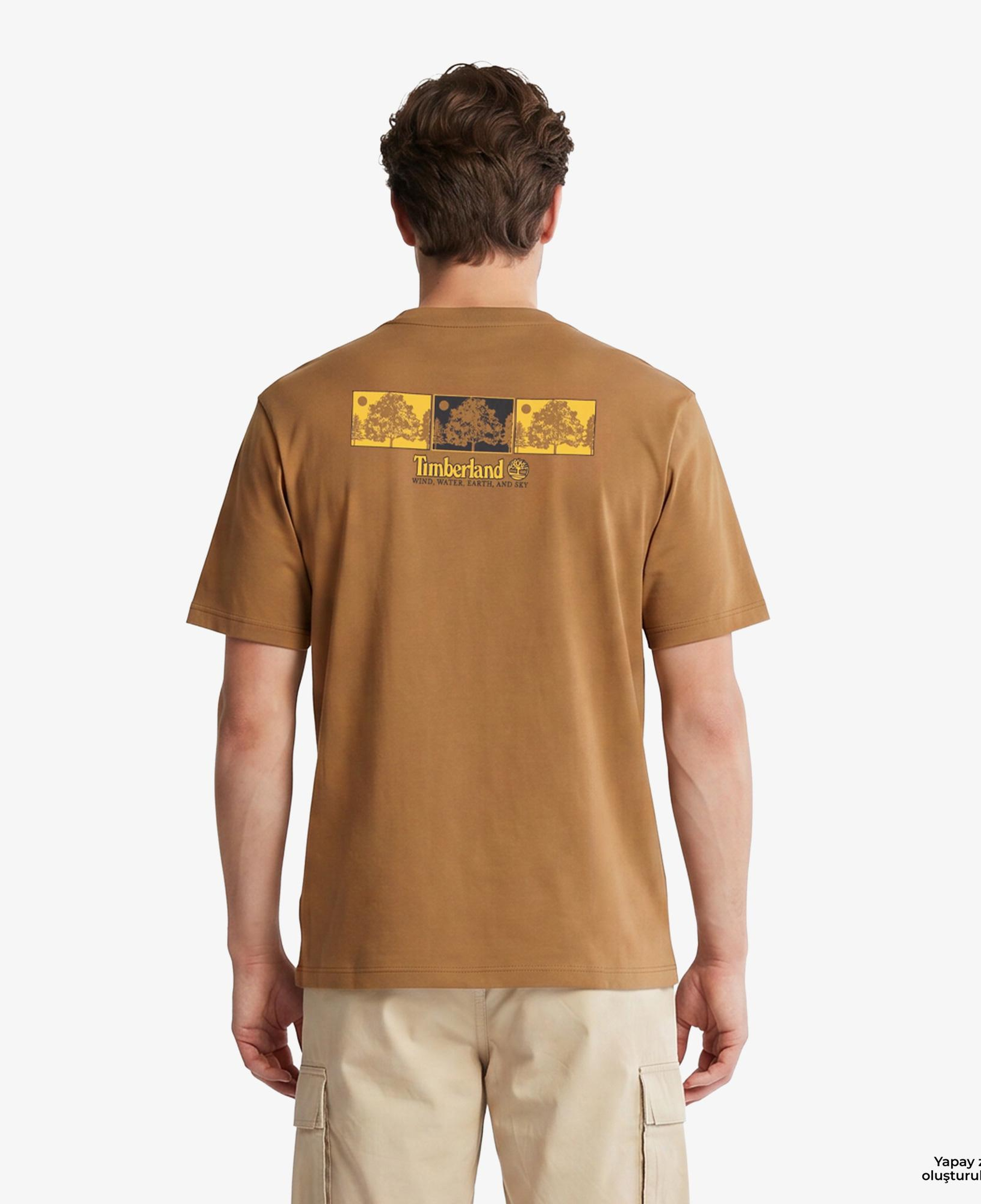 Timberland Triple Tree Graphic Erkek Kahverengi T-Shirt