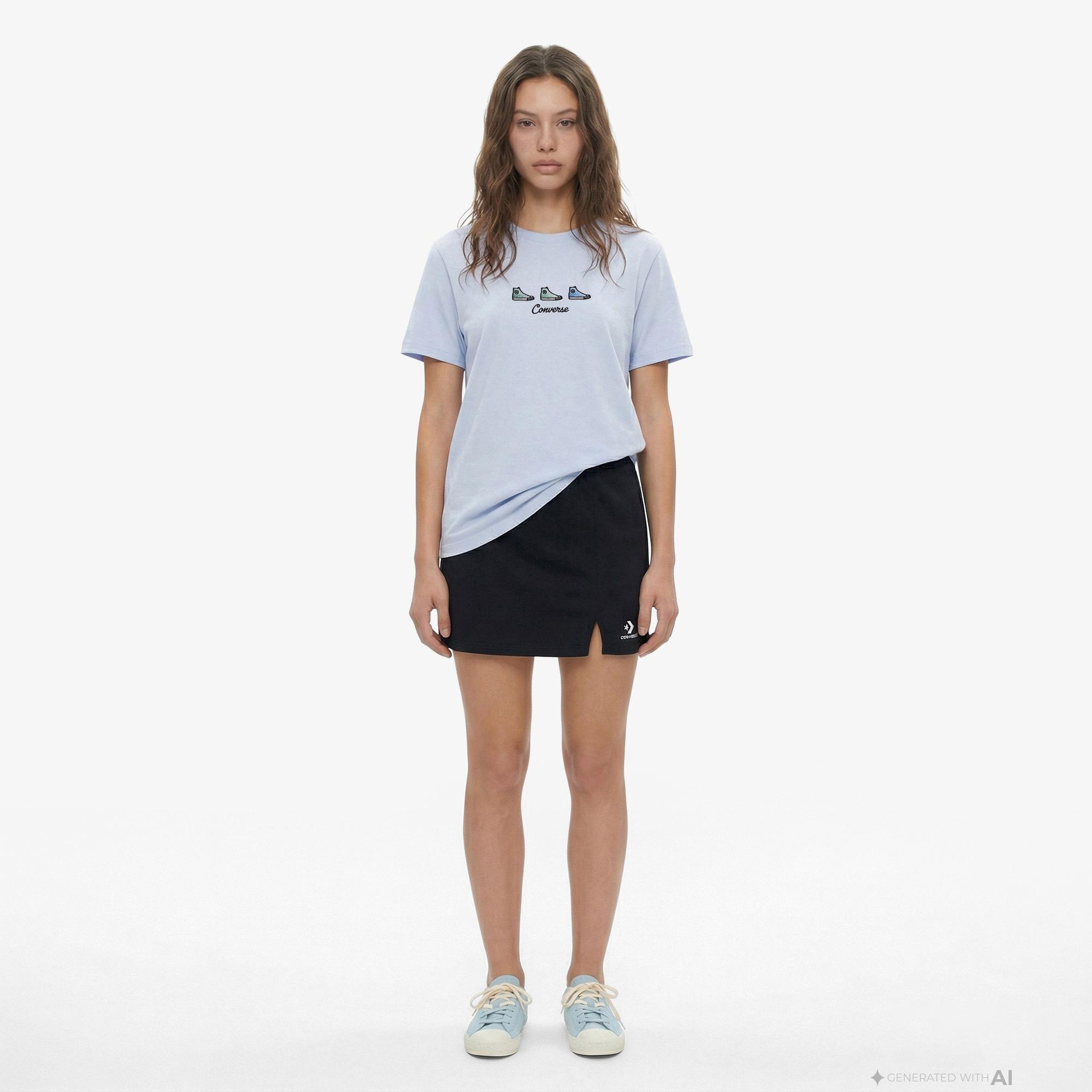 Converse Kadın Lila T-Shirt