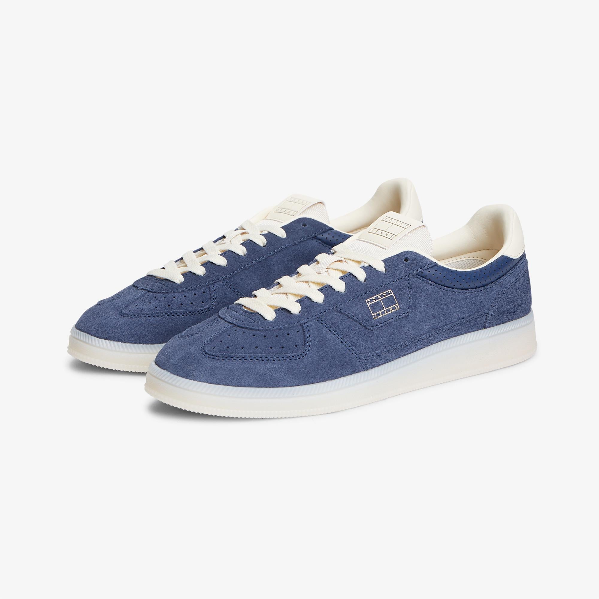 Tommy Hilfiger The Greenwich Edge Suede Erkek Mavi Spor Ayakkabı