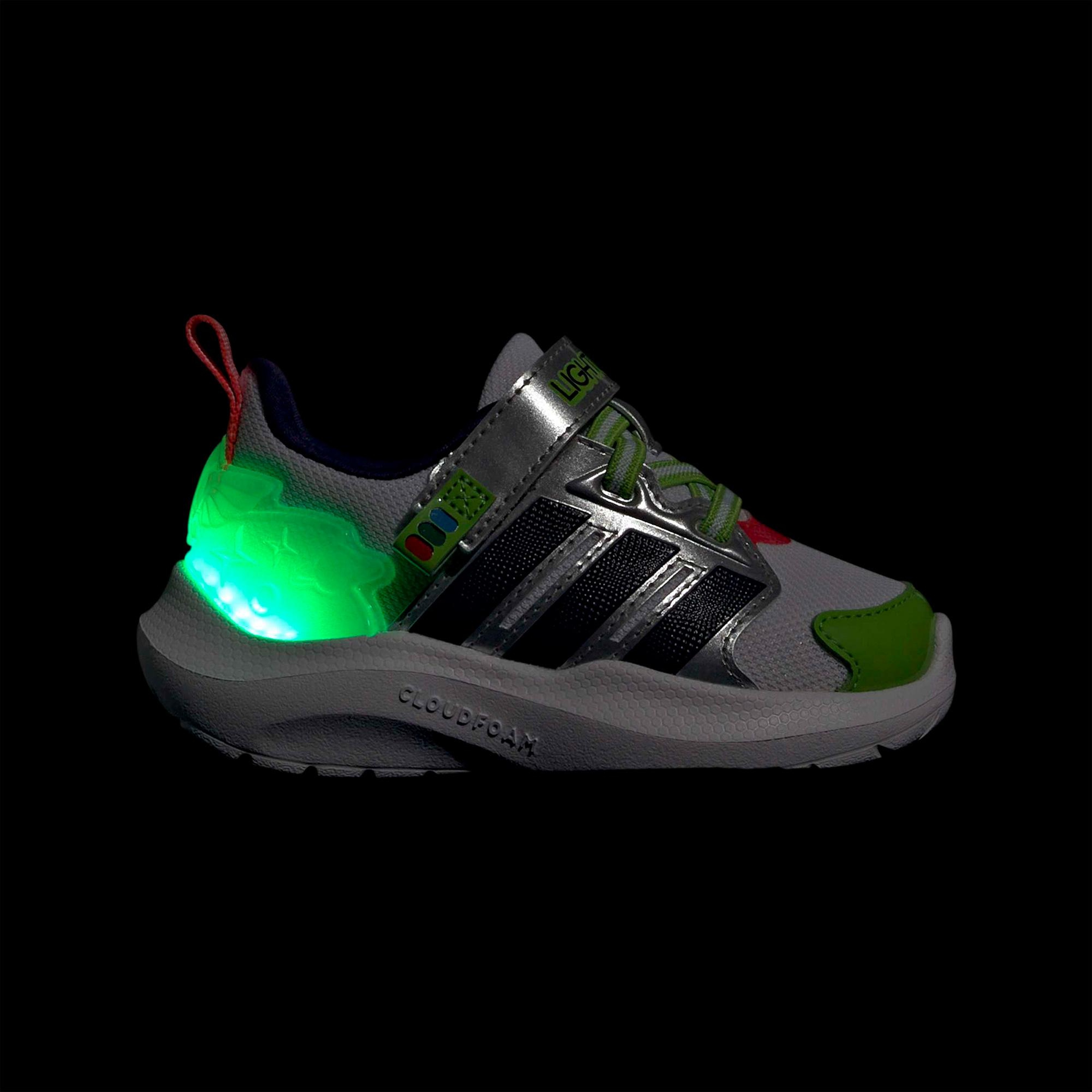adidas Lightorama Runner Buzz Elastic Lace Çocuk Beyaz Koşu Ayakkabısı