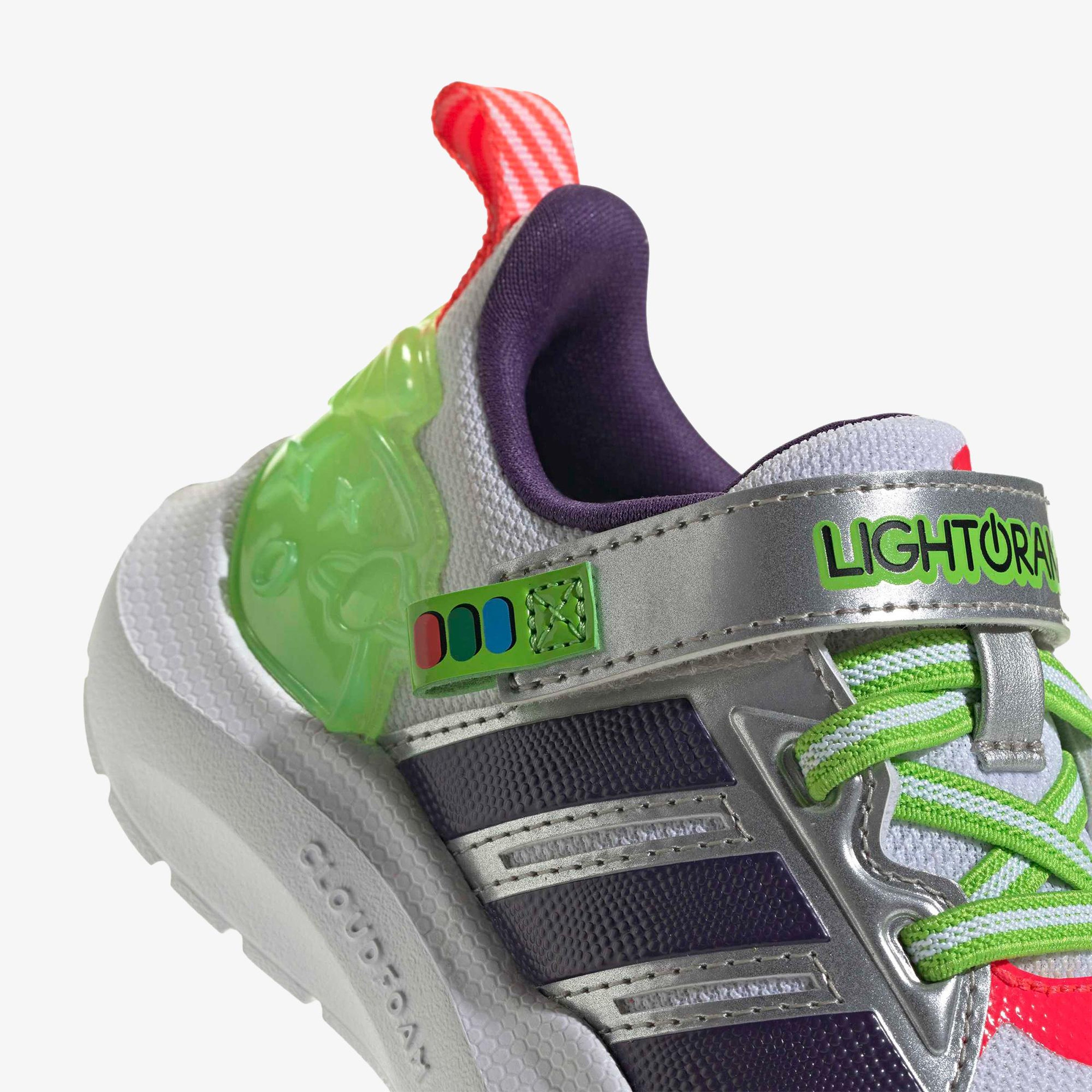 adidas Lightorama Runner Buzz Elastic Lace Çocuk Beyaz Koşu Ayakkabısı