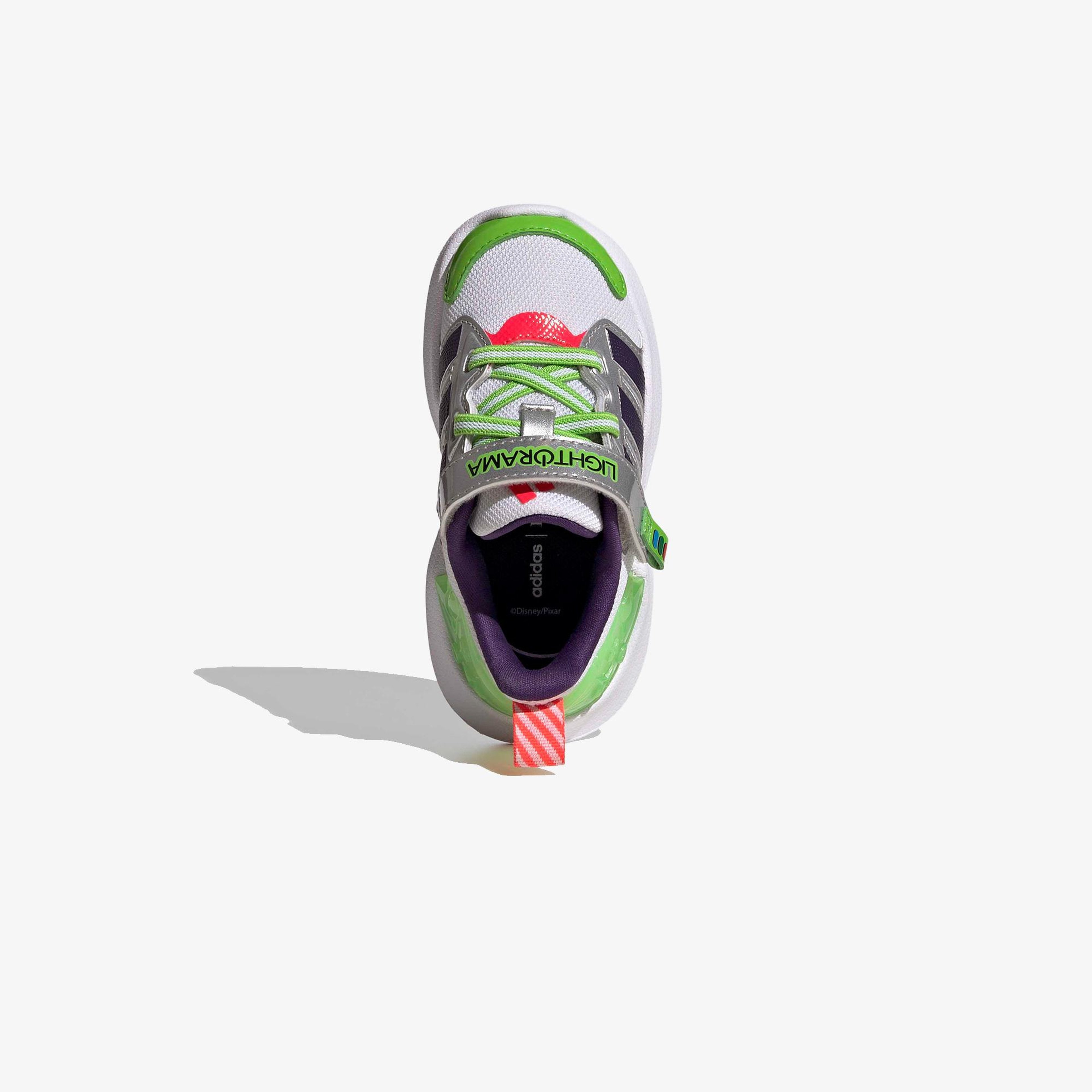 adidas Lightorama Runner Buzz Elastic Lace Çocuk Beyaz Koşu Ayakkabısı