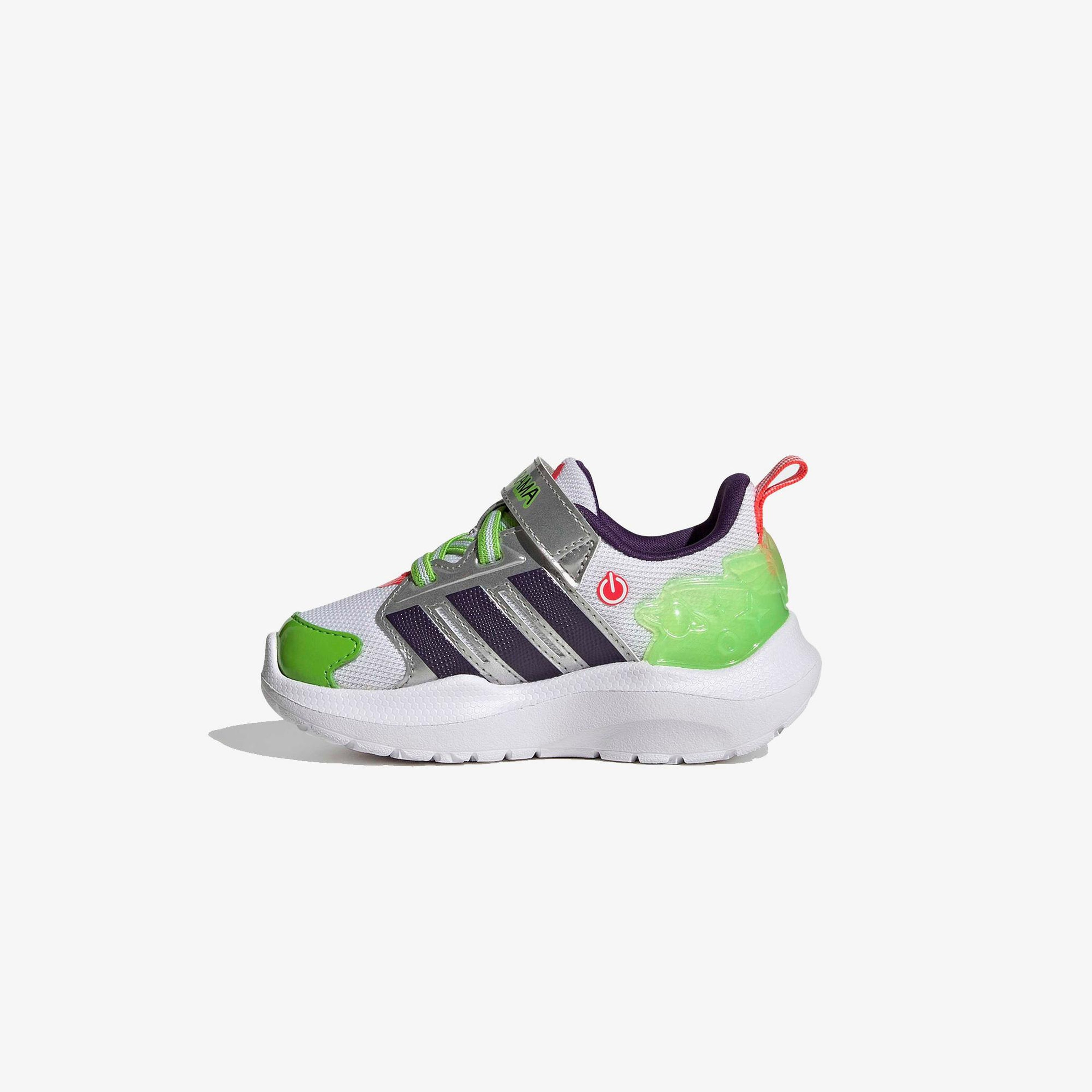 adidas Lightorama Runner Buzz Elastic Lace Çocuk Beyaz Koşu Ayakkabısı