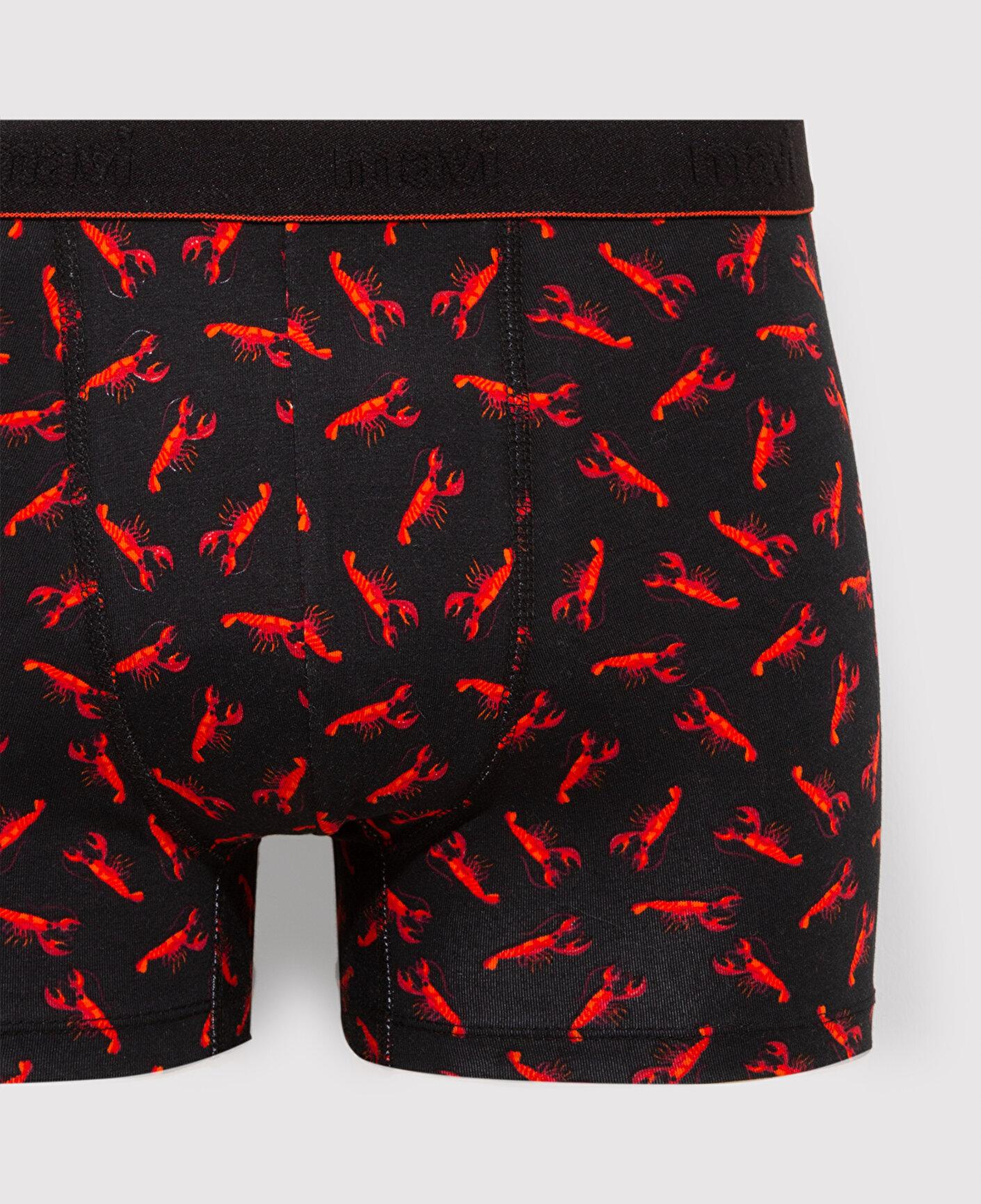 Mavi Istakoz Baskılı Siyah Boxer 0911307-900