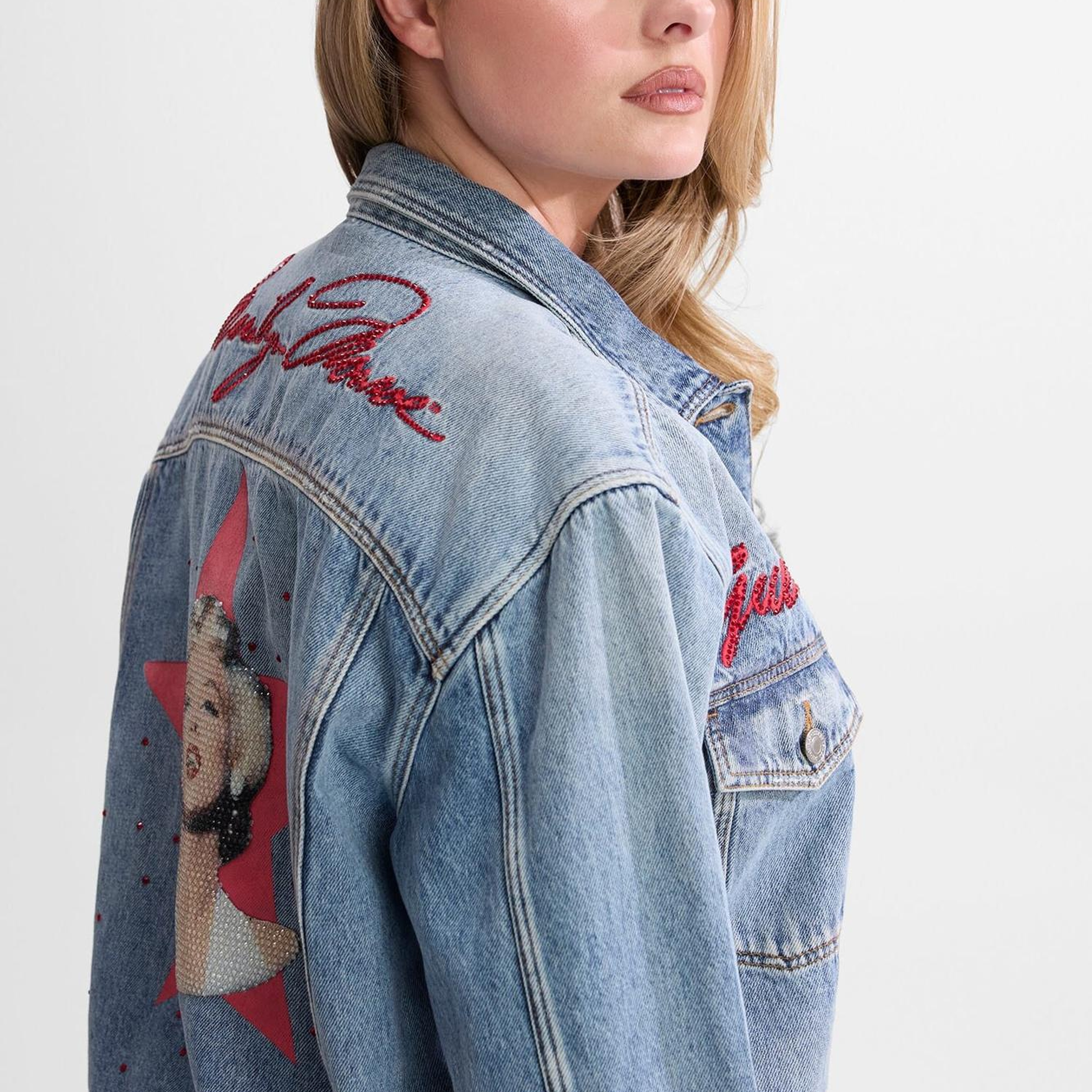 Marilyn Monroe Denim Ceket