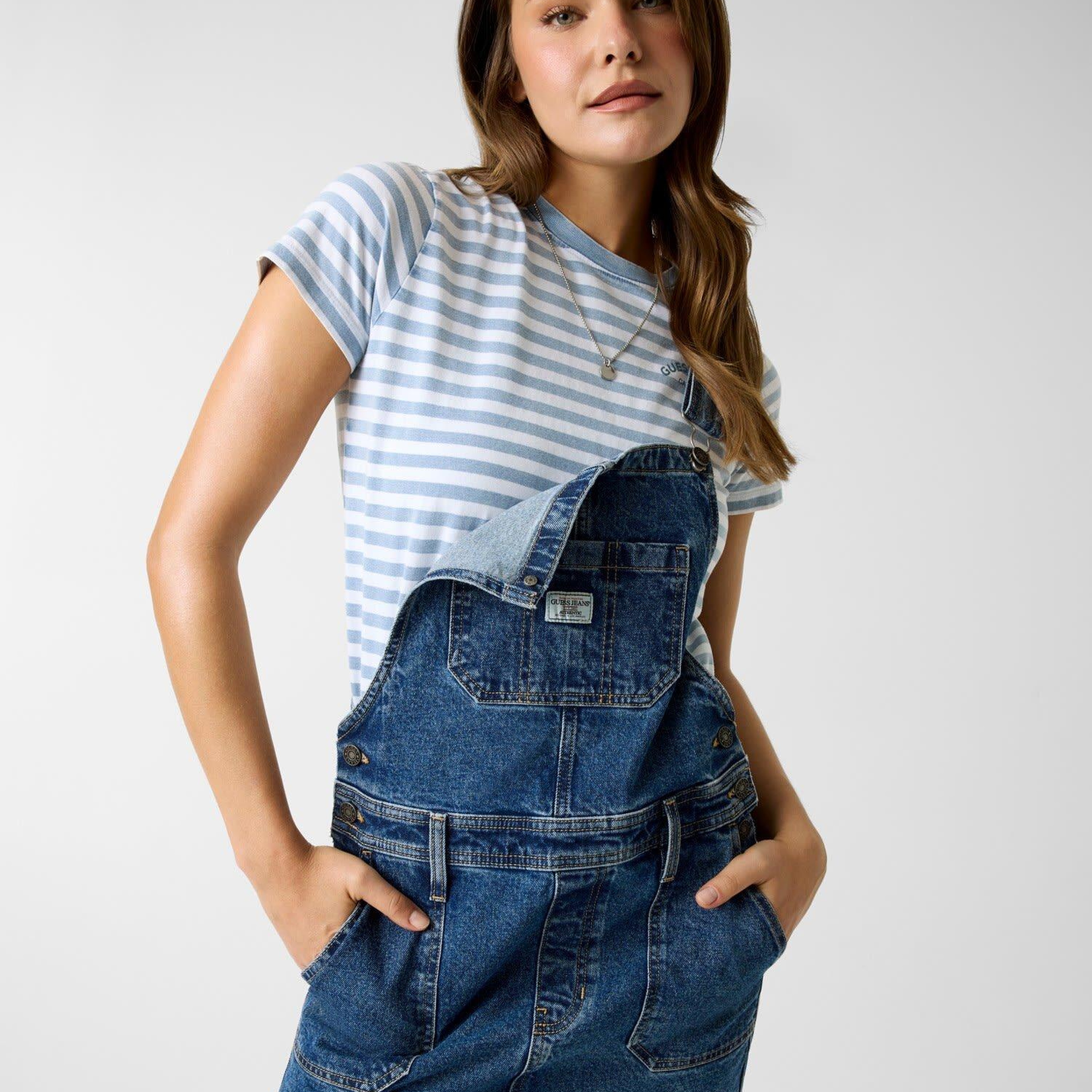 Guess Jeans Kadın Denim Tulum