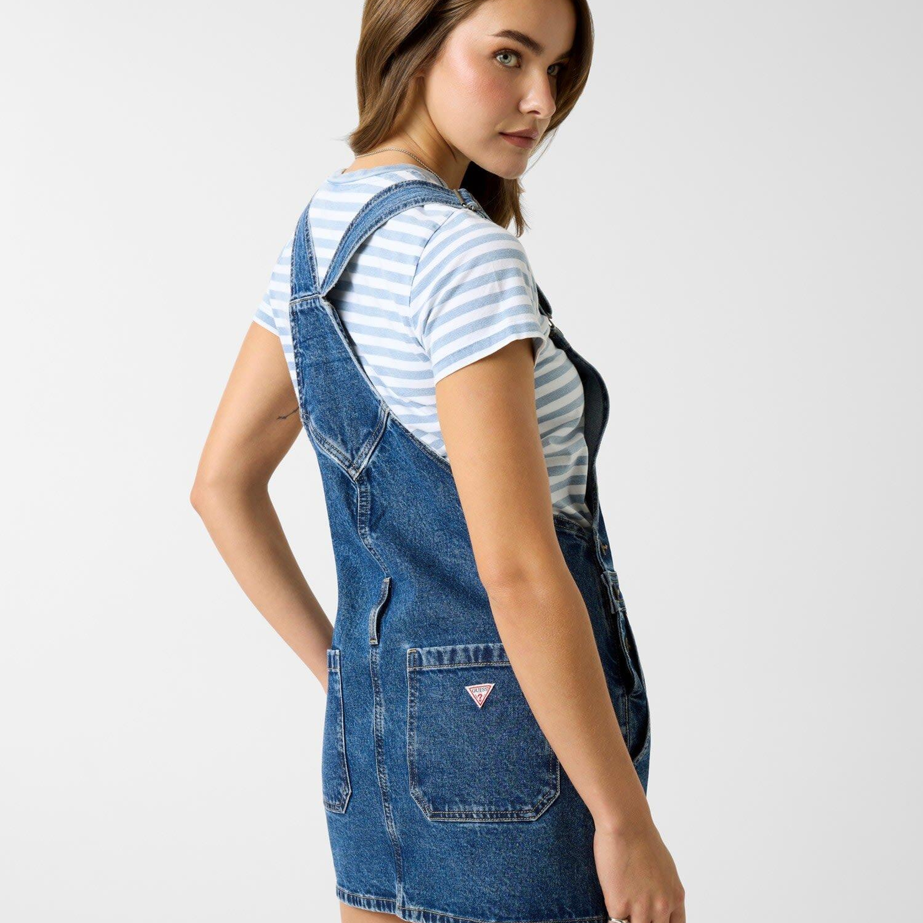 Guess Jeans Kadın Denim Tulum