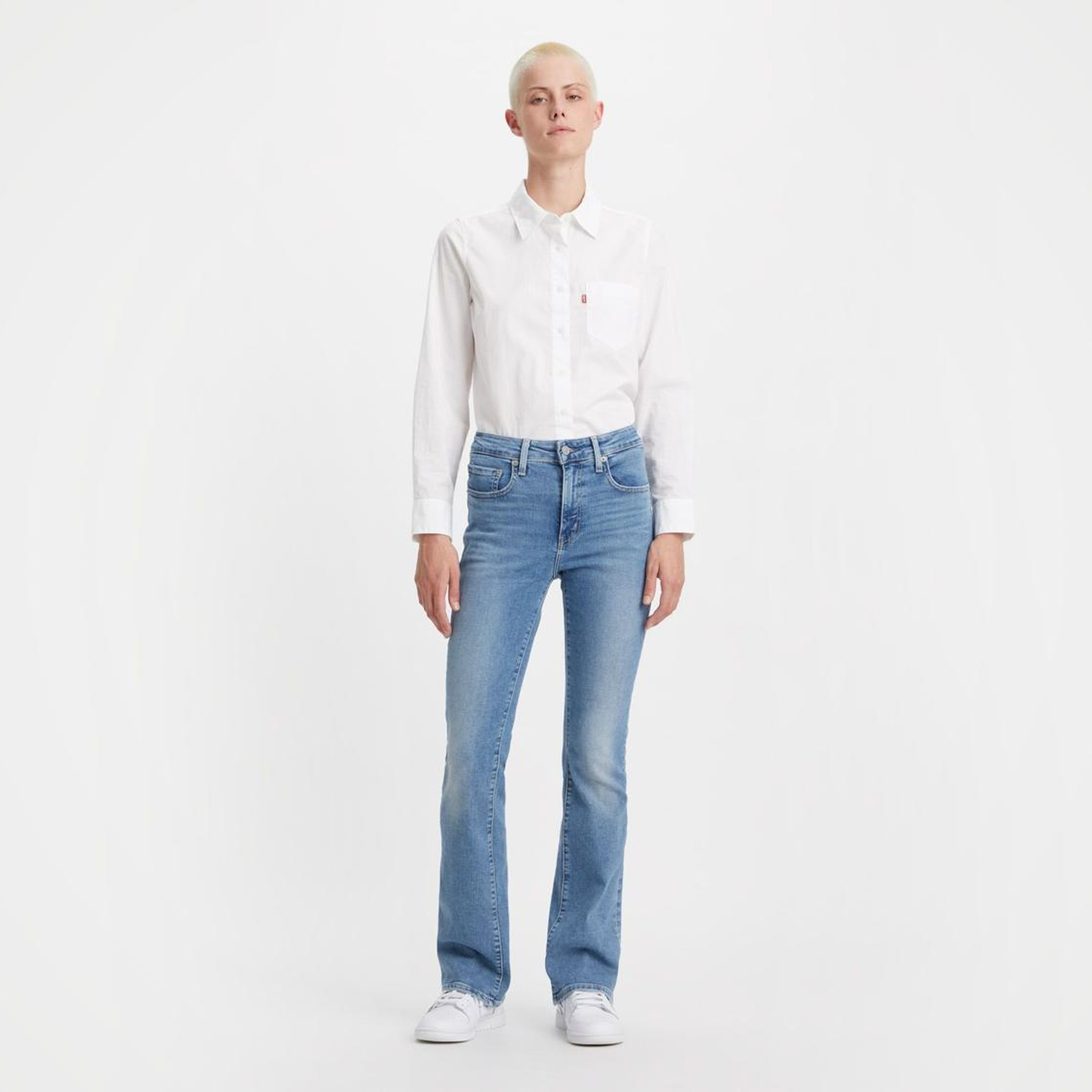 725™ High Rise Bootcut Kadın Jean Pantolon - Light Indigo Worn In