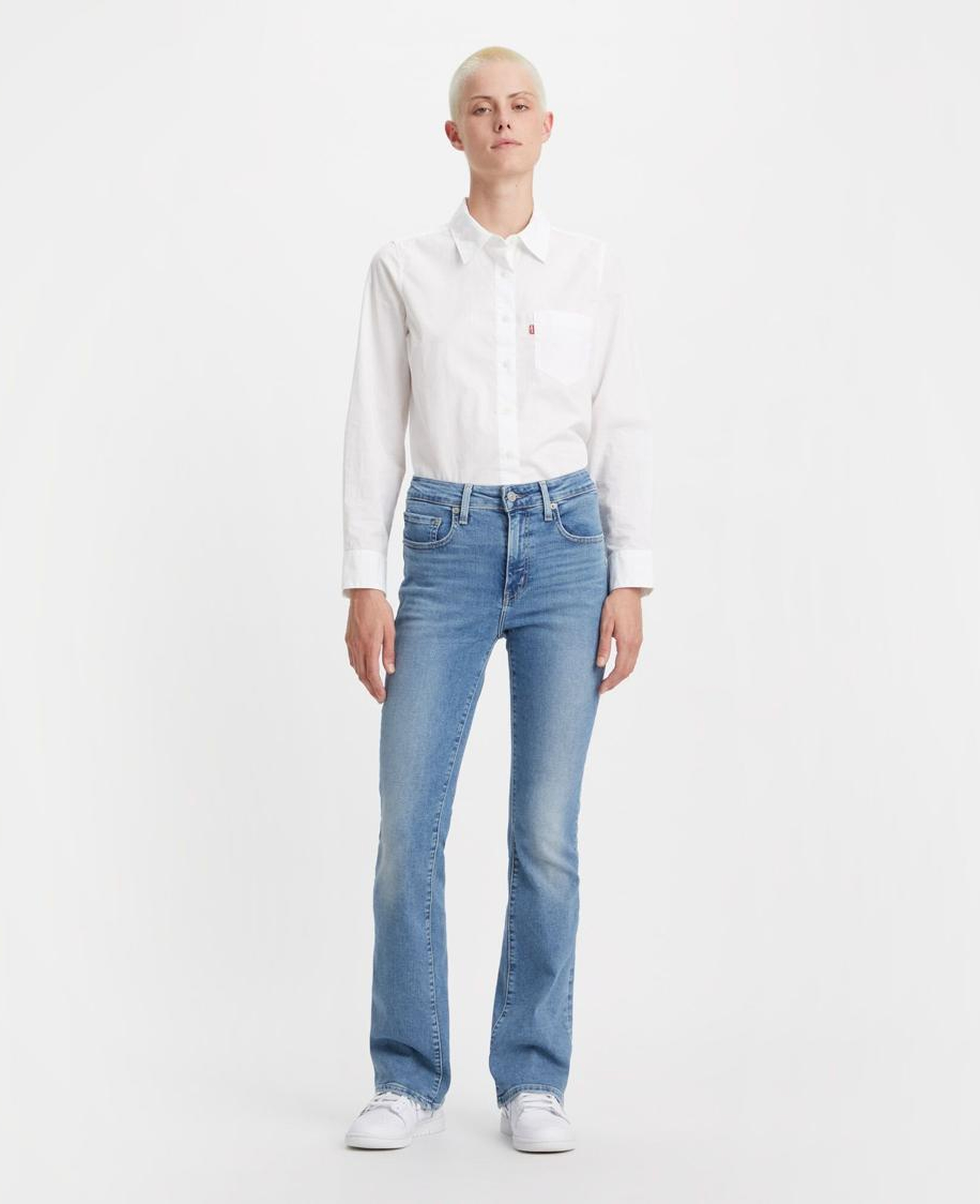 725™ High Rise Bootcut Kadın Jean Pantolon - Light Indigo Worn In