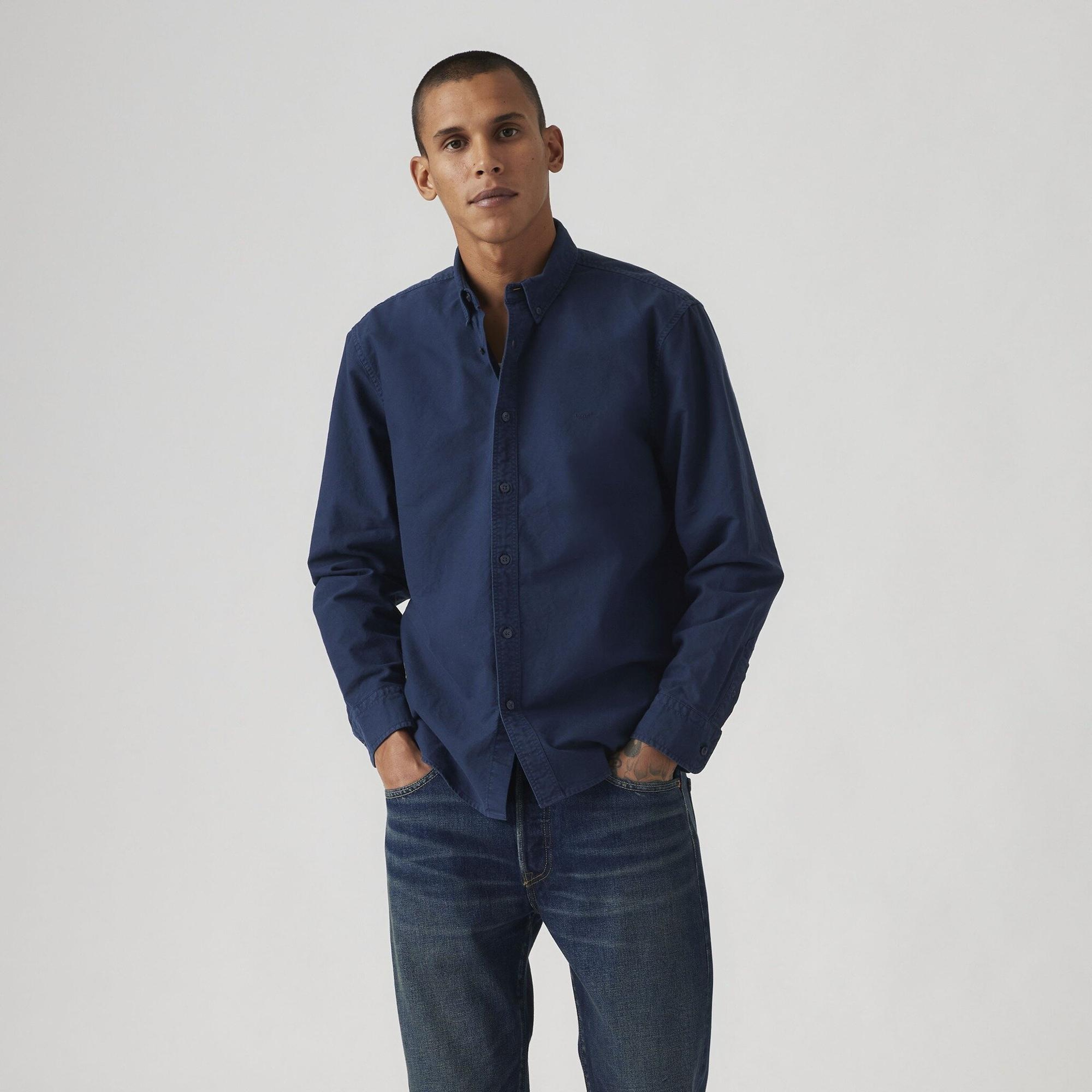 Authentic Button Down Lightweight Gömlek
