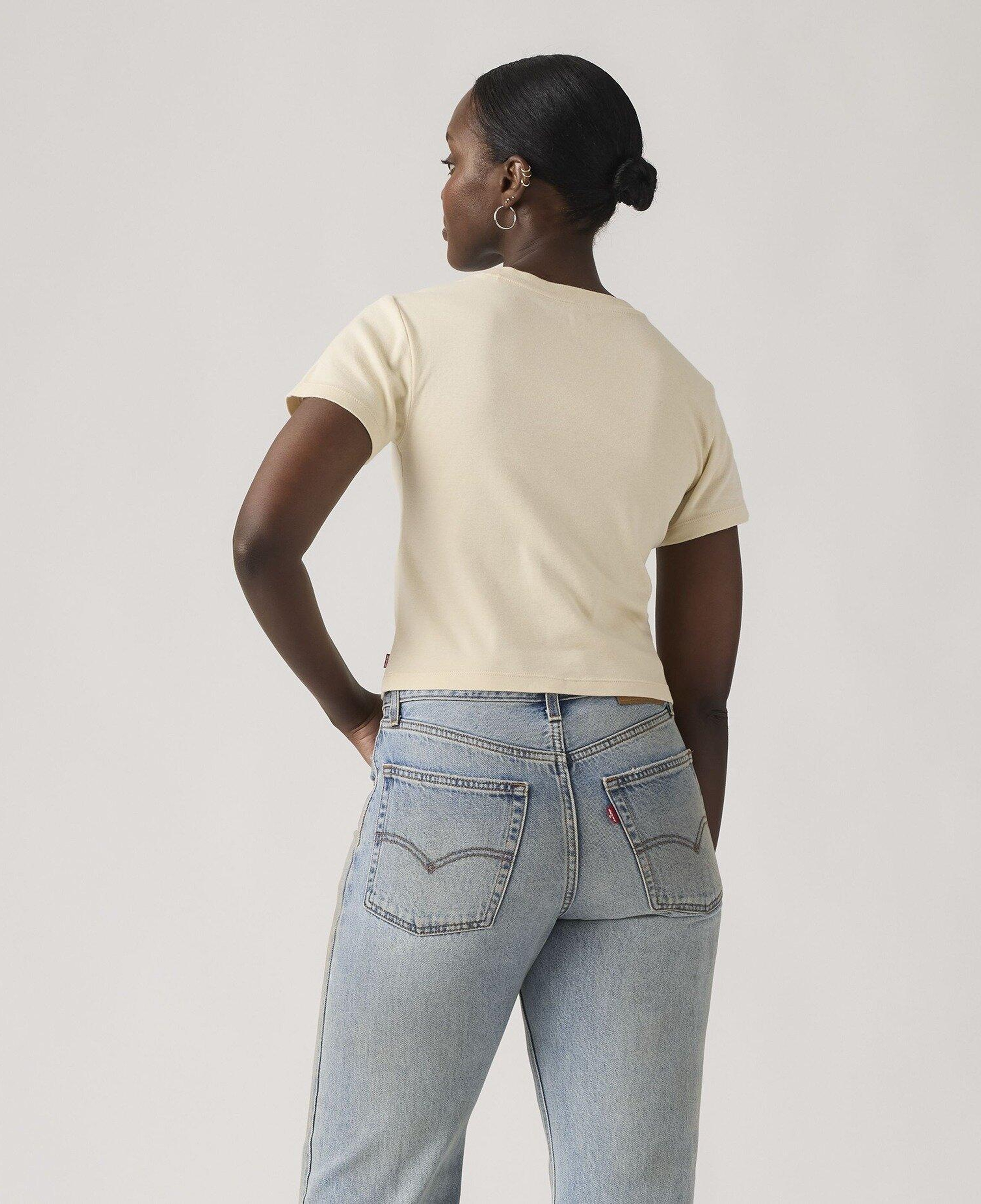 Slim Fit Baskılı Essential Sport Beyaz Tişört