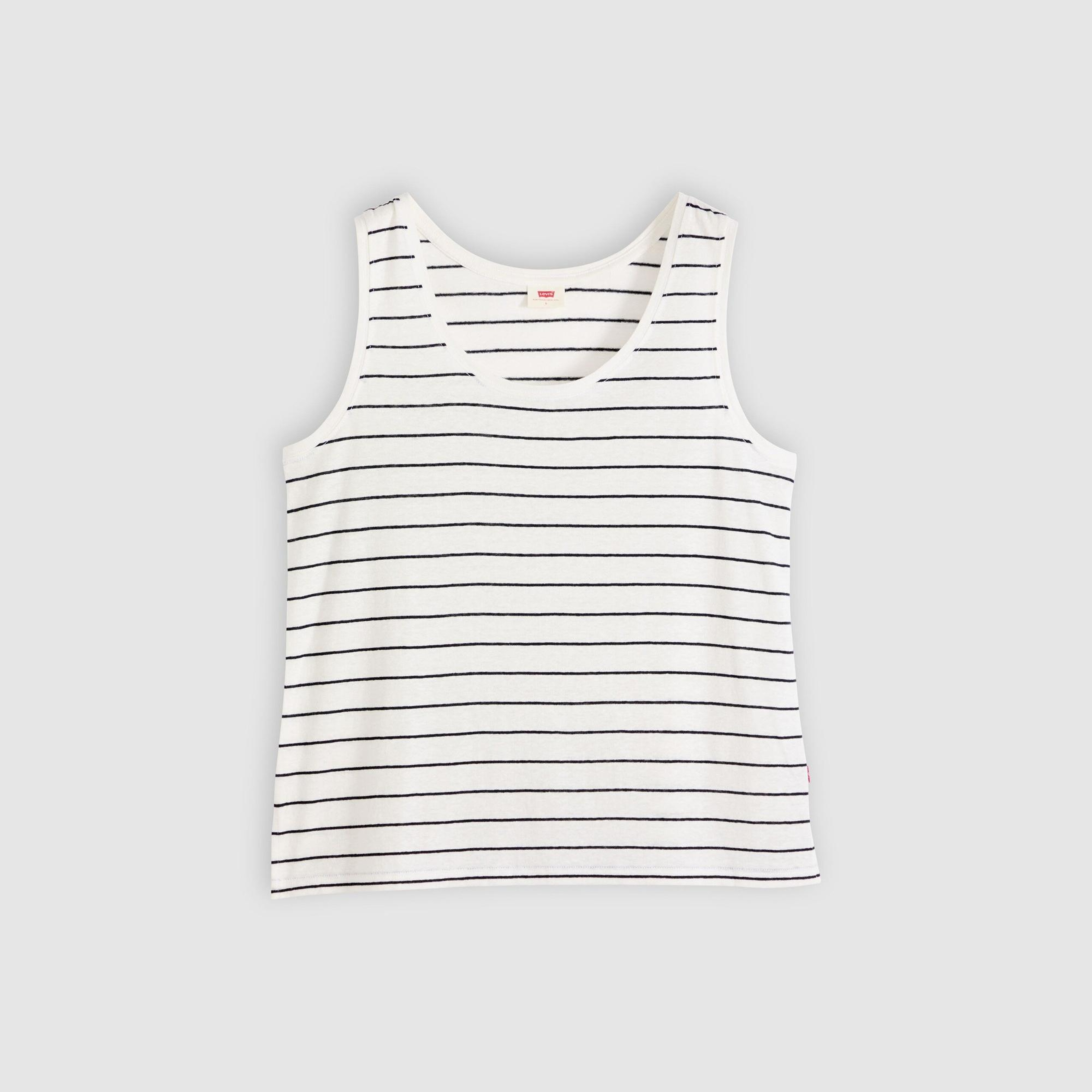 Lori Scoop Keten Karışımlı Tank Top