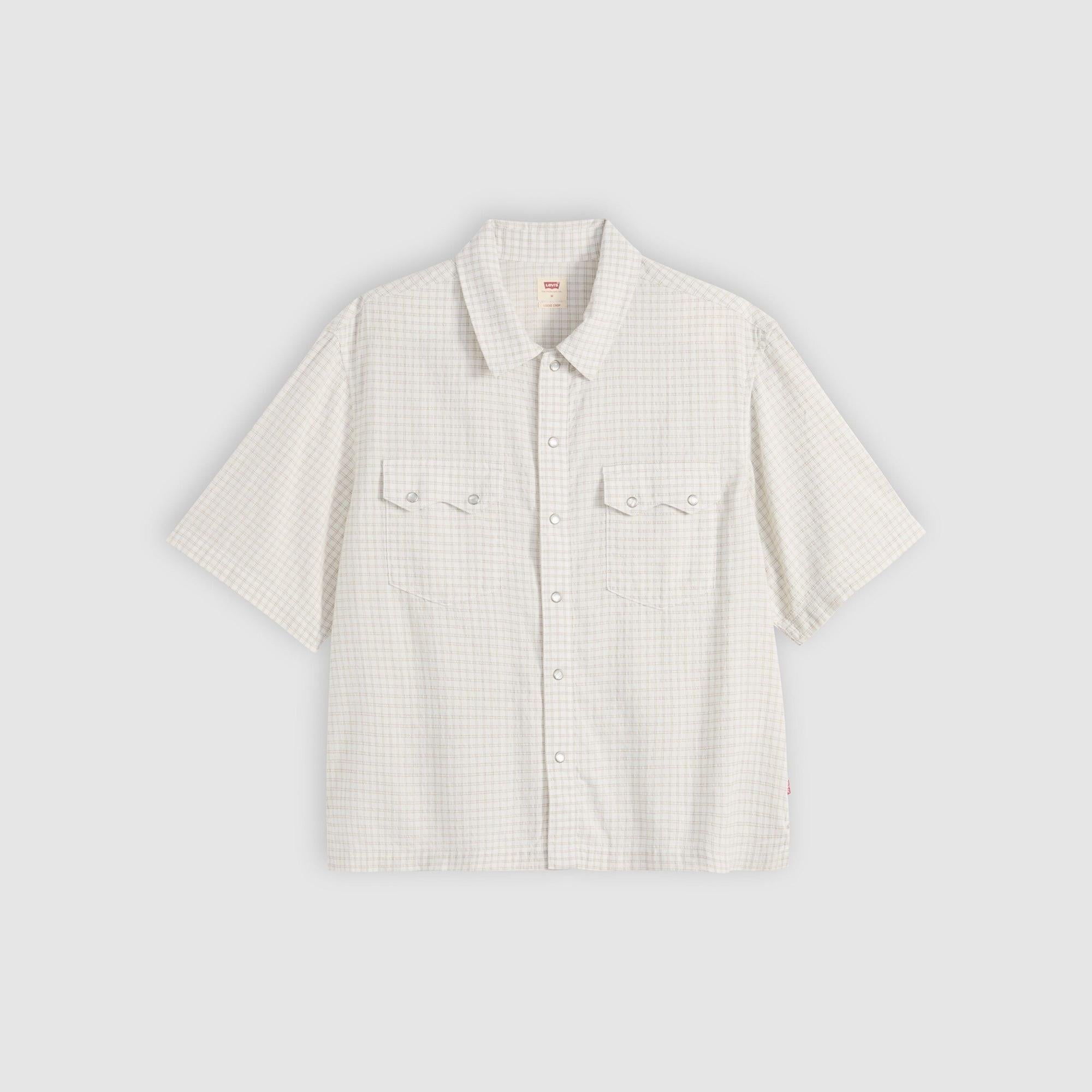 Boxy Western Lightweight Kısa Kollu Gömlek