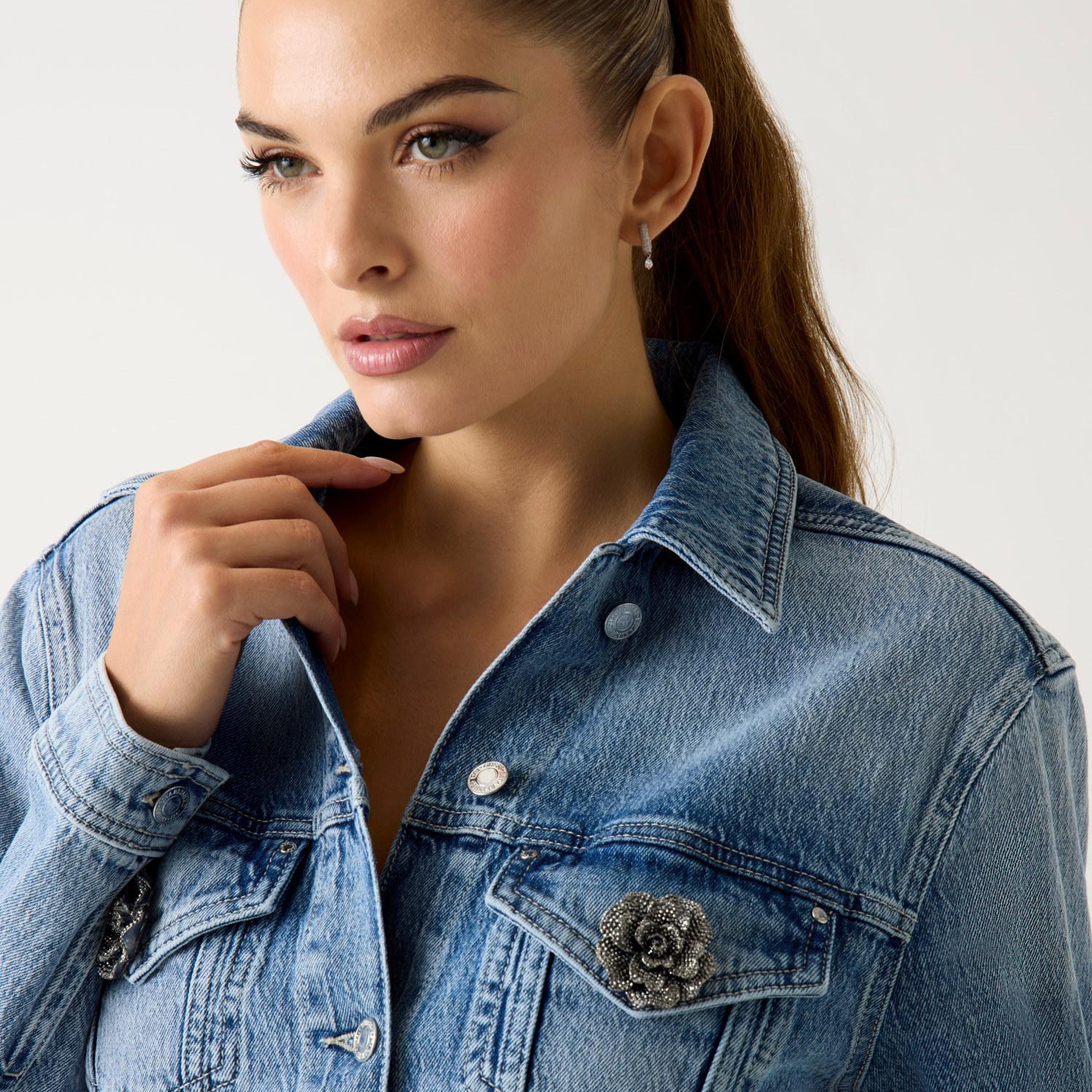 Anna Kadın Denim Ceket