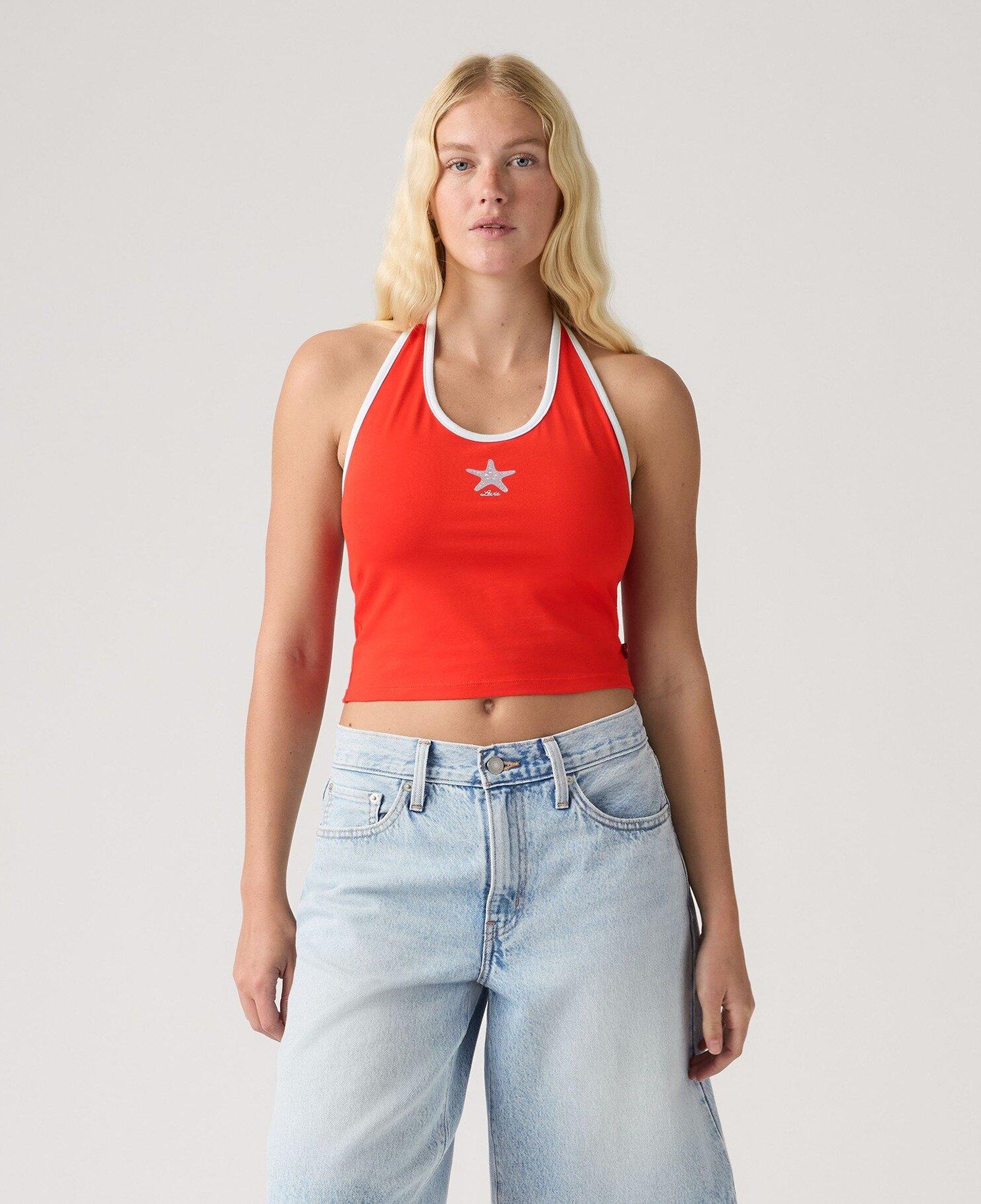 Graphic Ella Halter Top