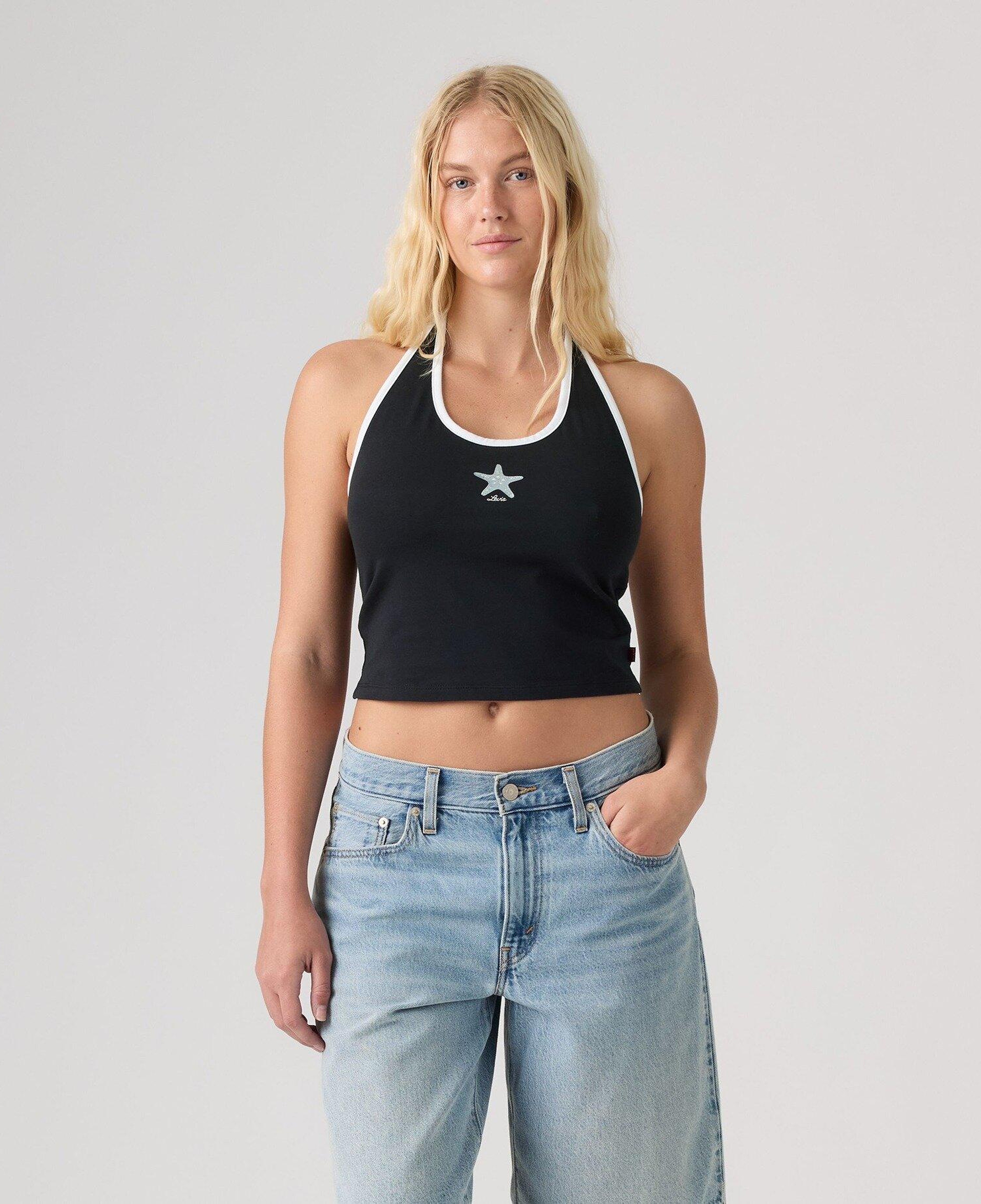 Graphic Ella Halter Top
