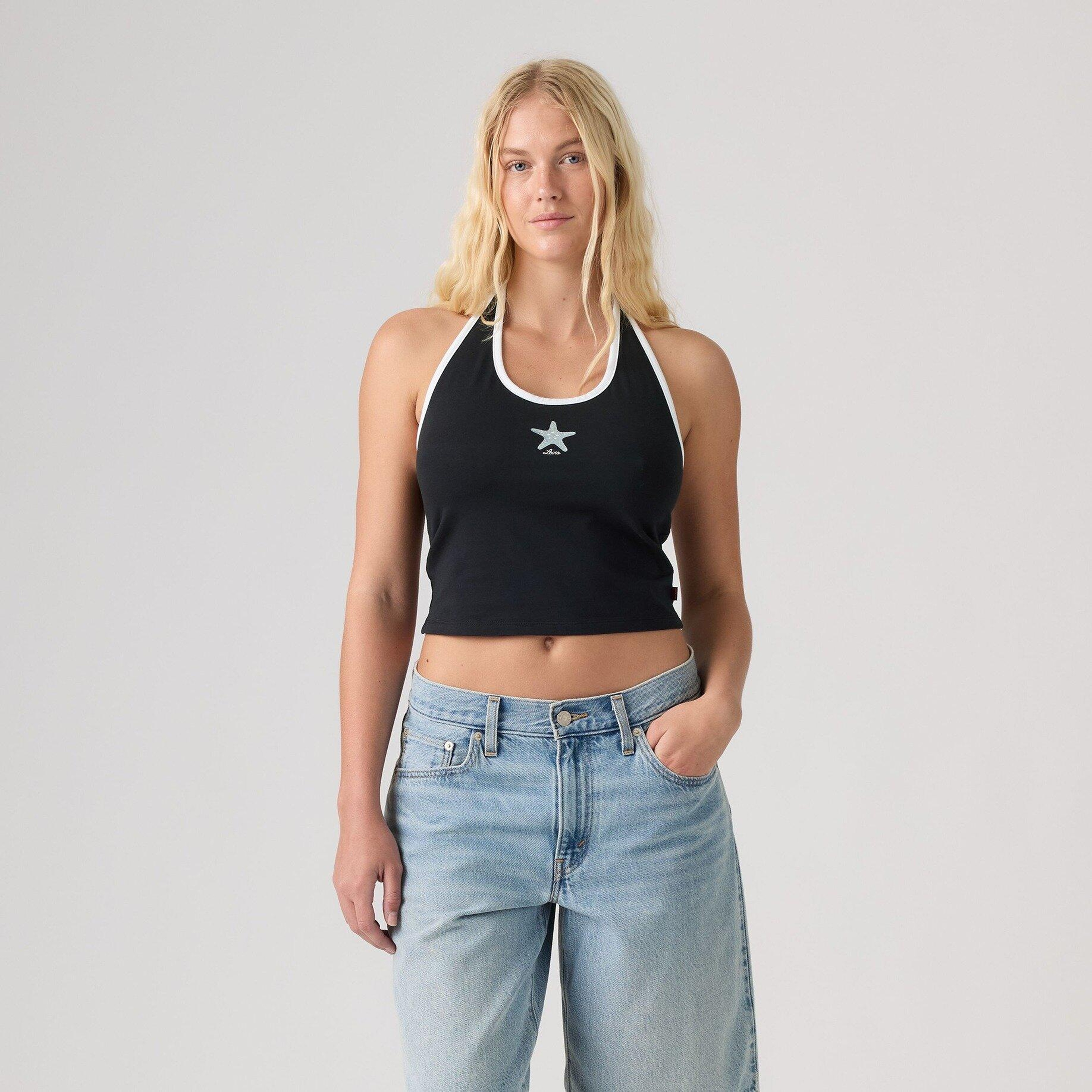 Graphic Ella Halter Top