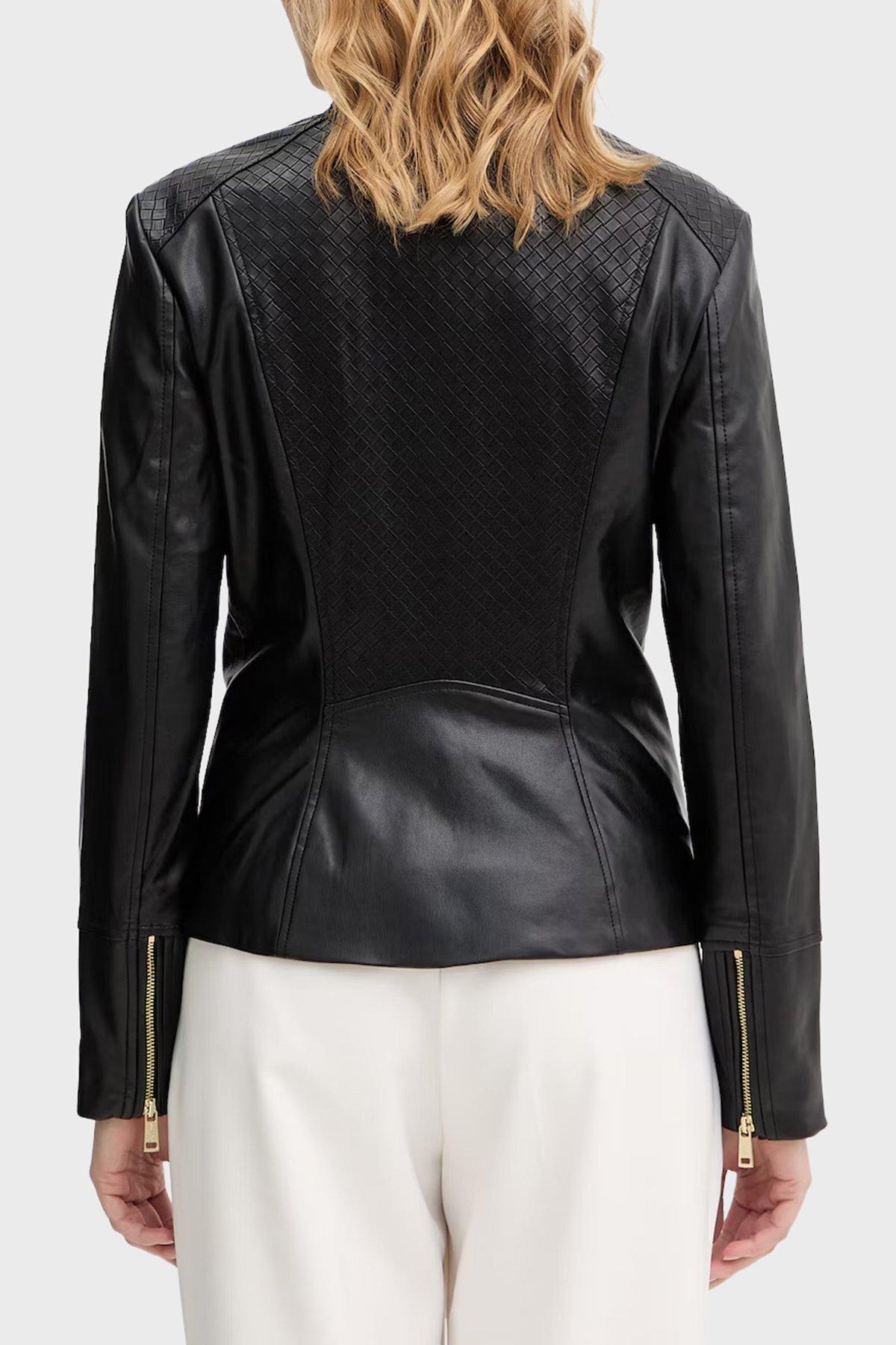 Claudine Kadın Biker Ceket