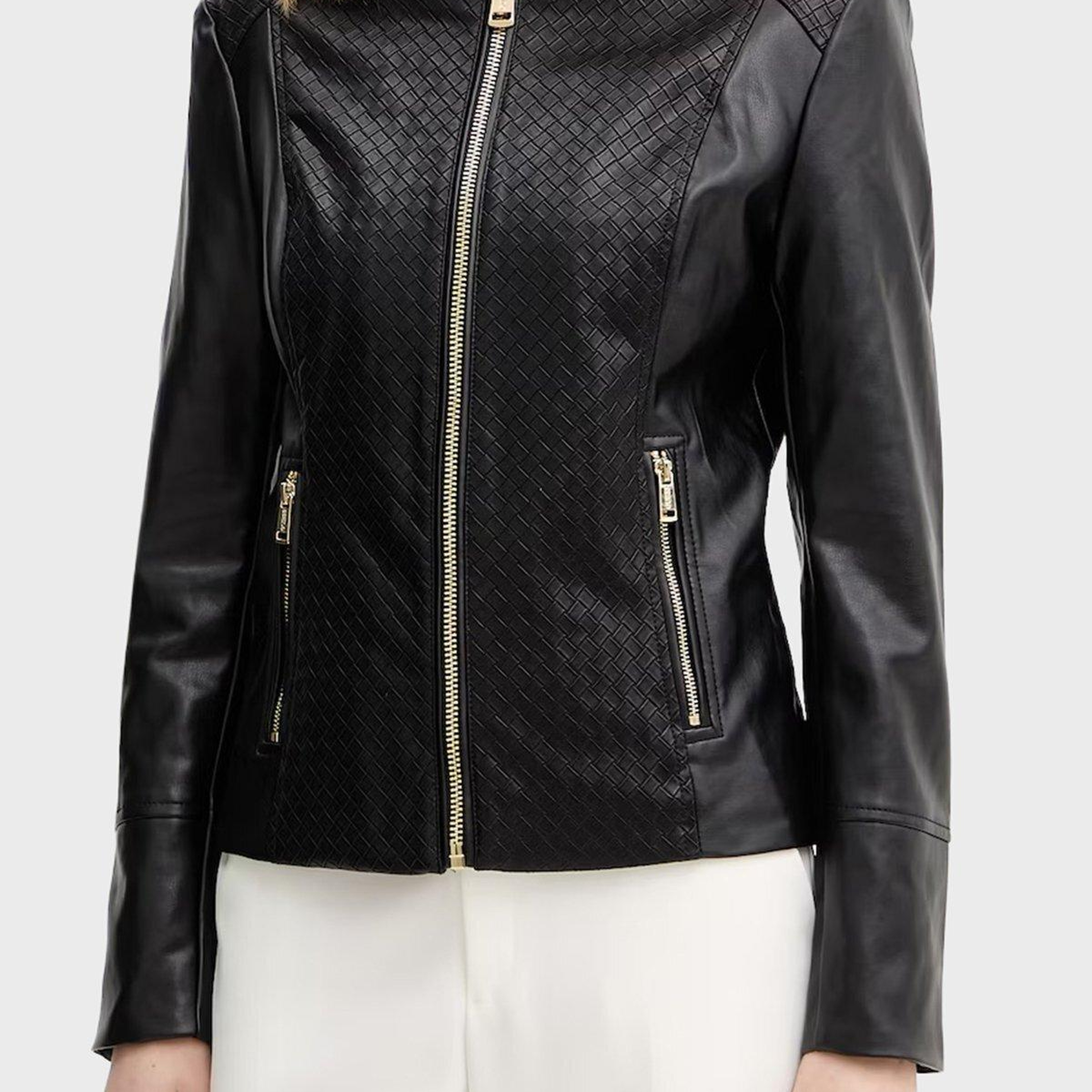 Claudine Kadın Biker Ceket