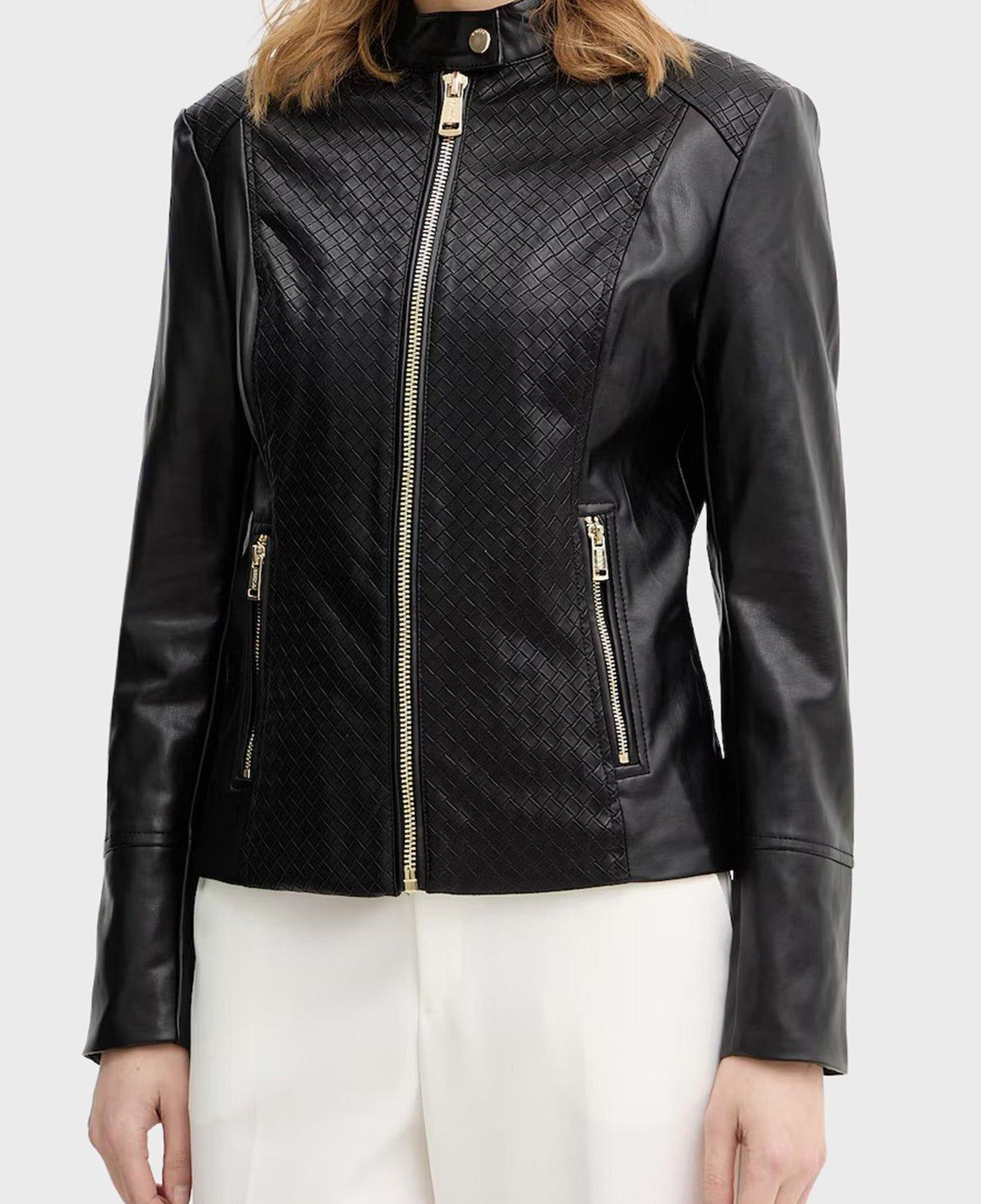 Claudine Kadın Biker Ceket
