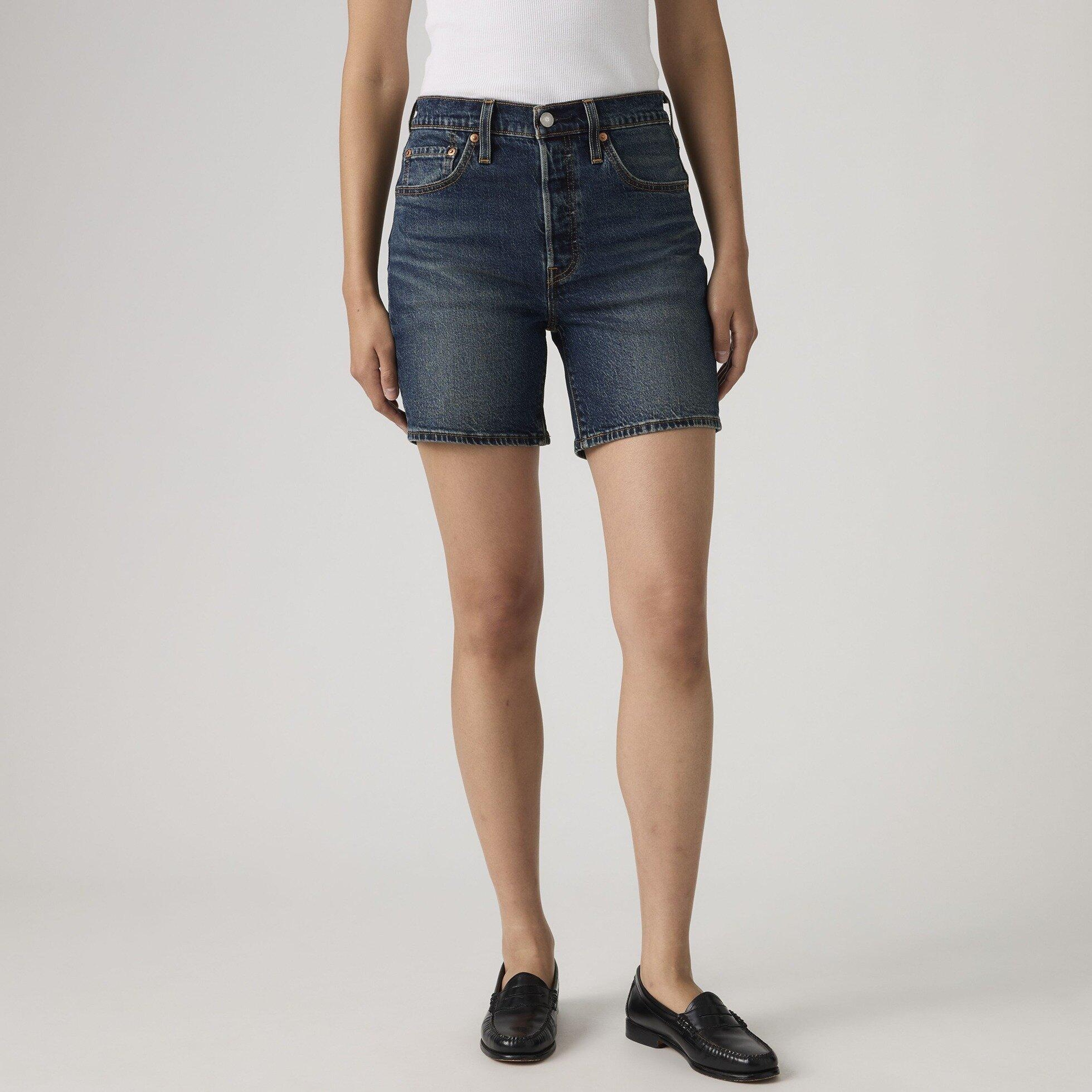 501® Mid Thigh Lightweight Kadın Jean Şort