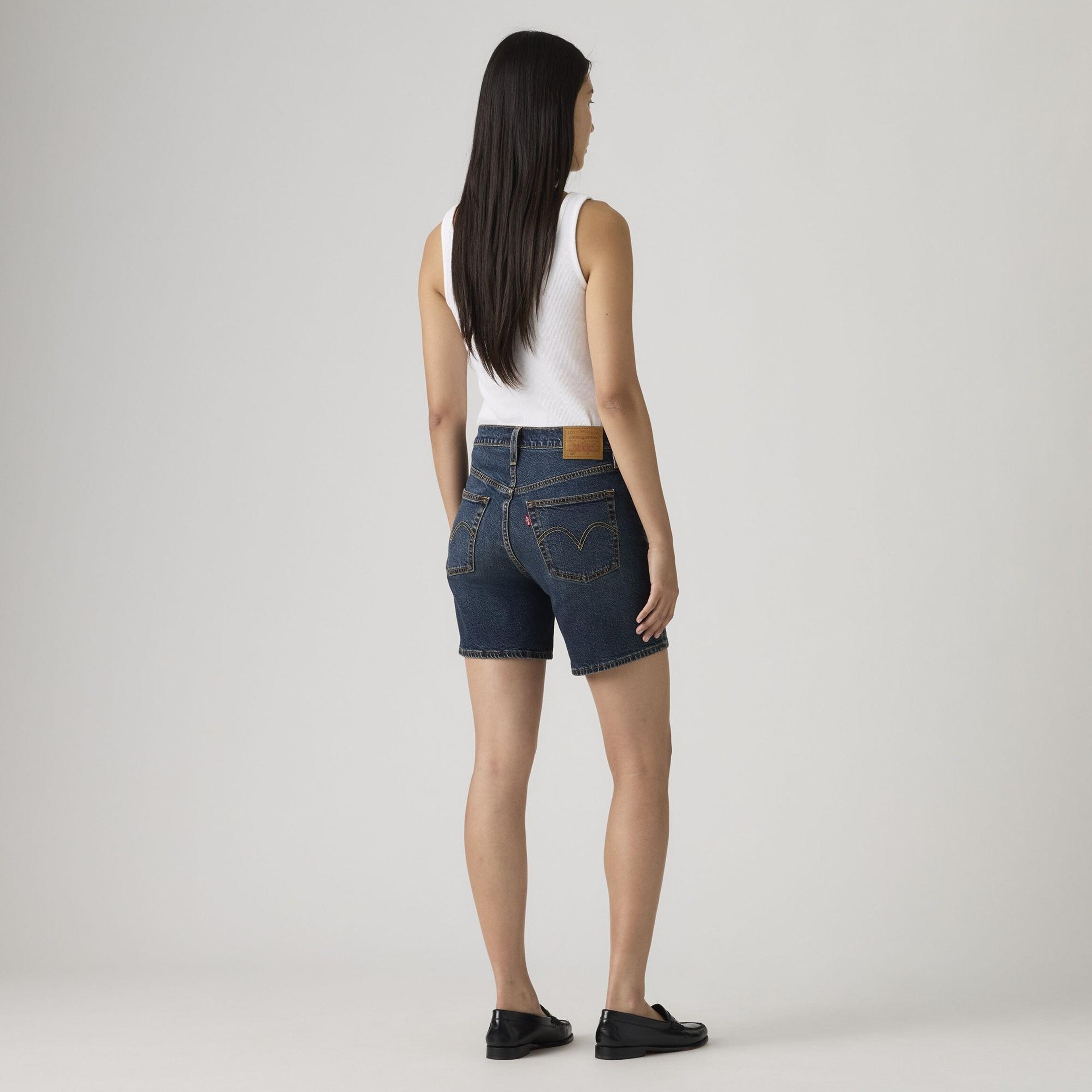 501® Mid Thigh Lightweight Kadın Jean Şort