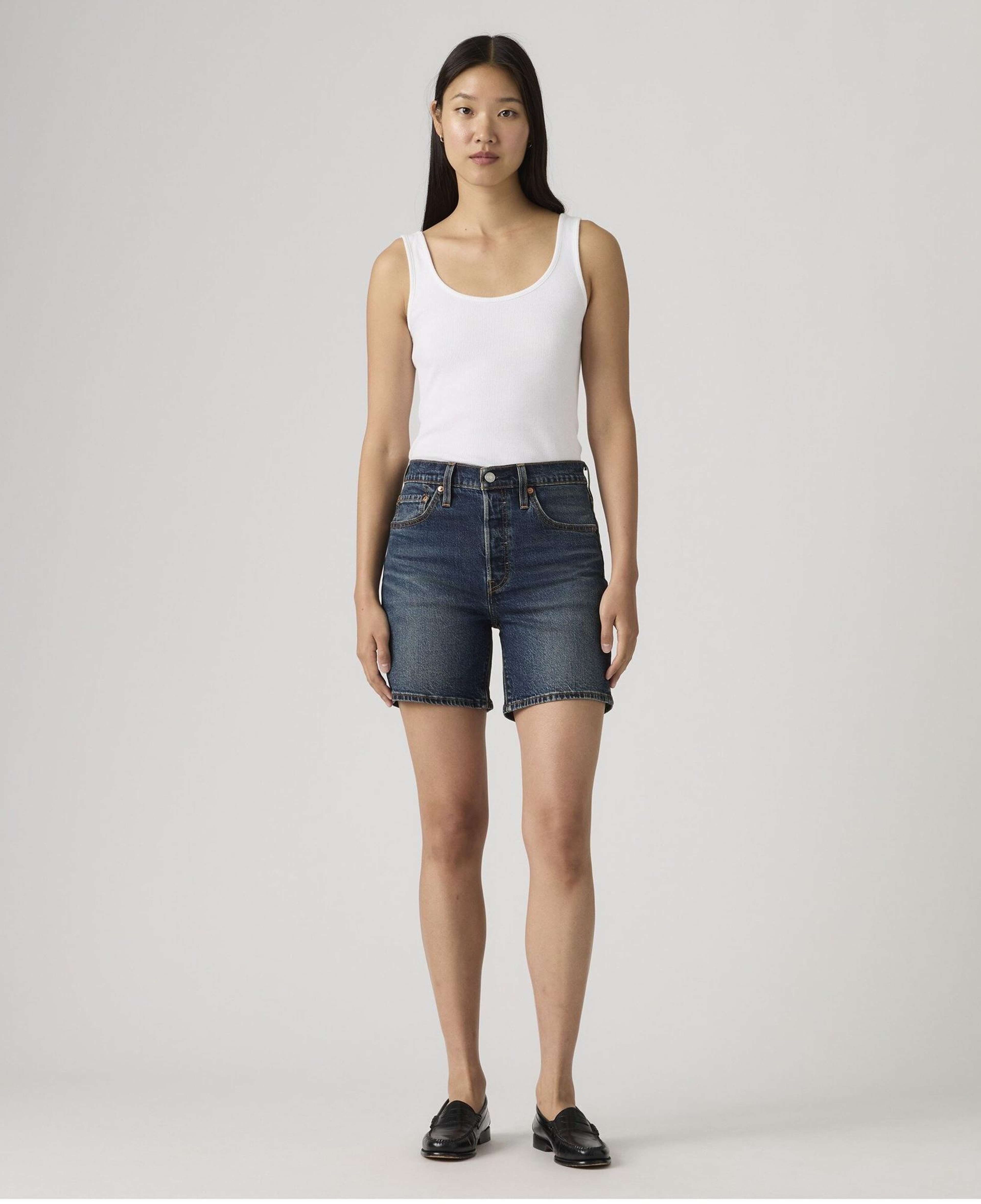 501® Mid Thigh Lightweight Kadın Jean Şort