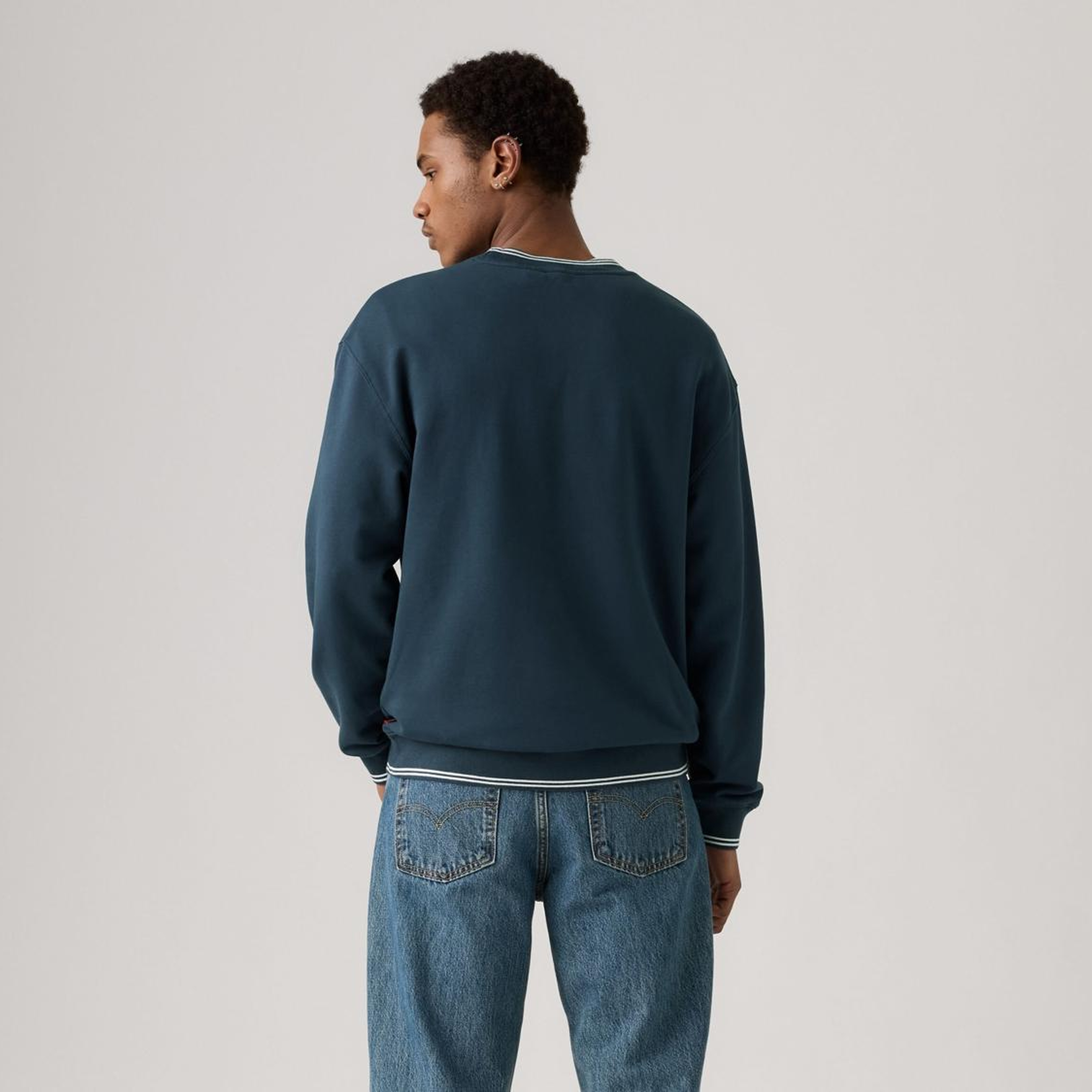 Tipped Graphic Sweatshirt