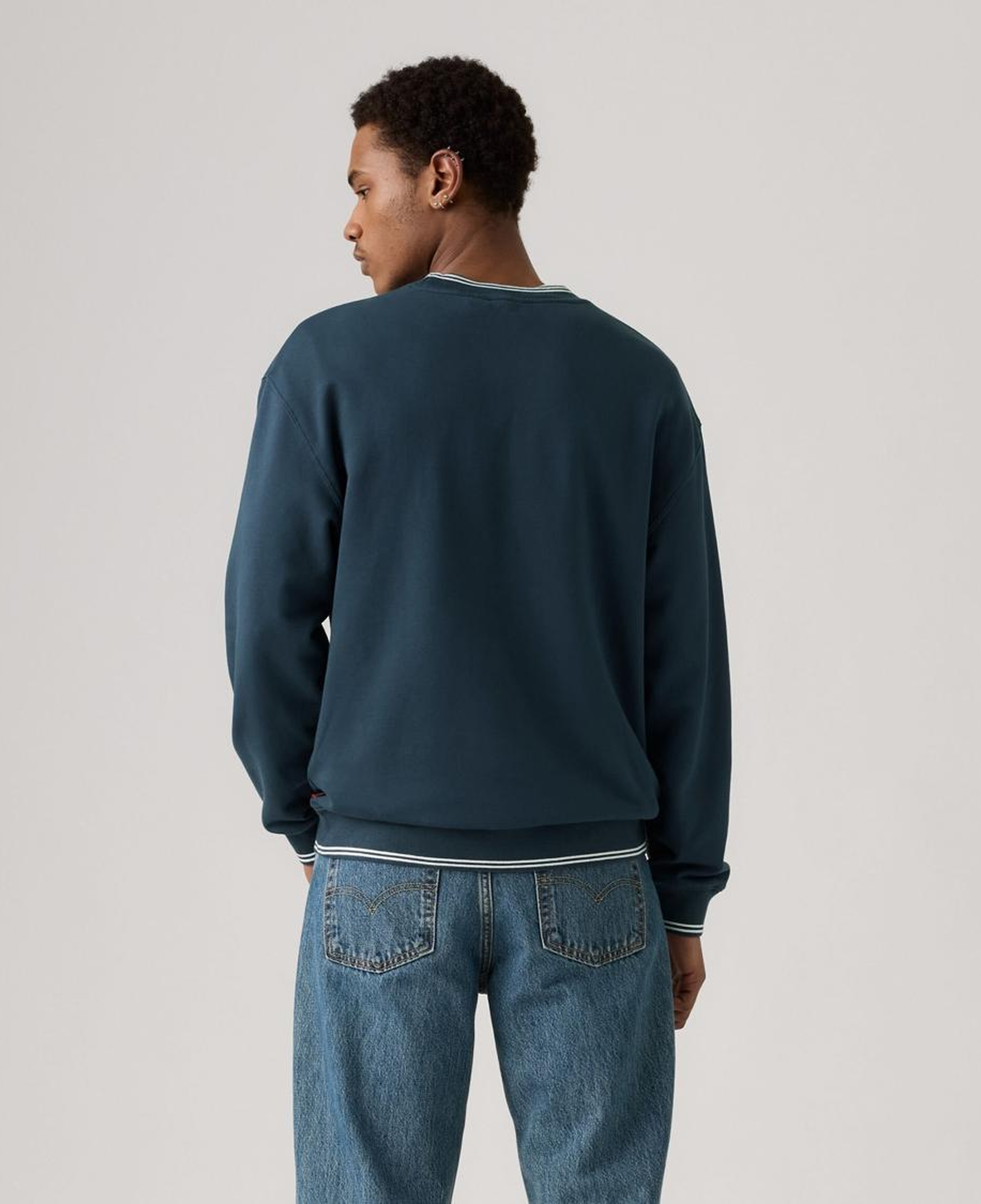 Tipped Graphic Sweatshirt