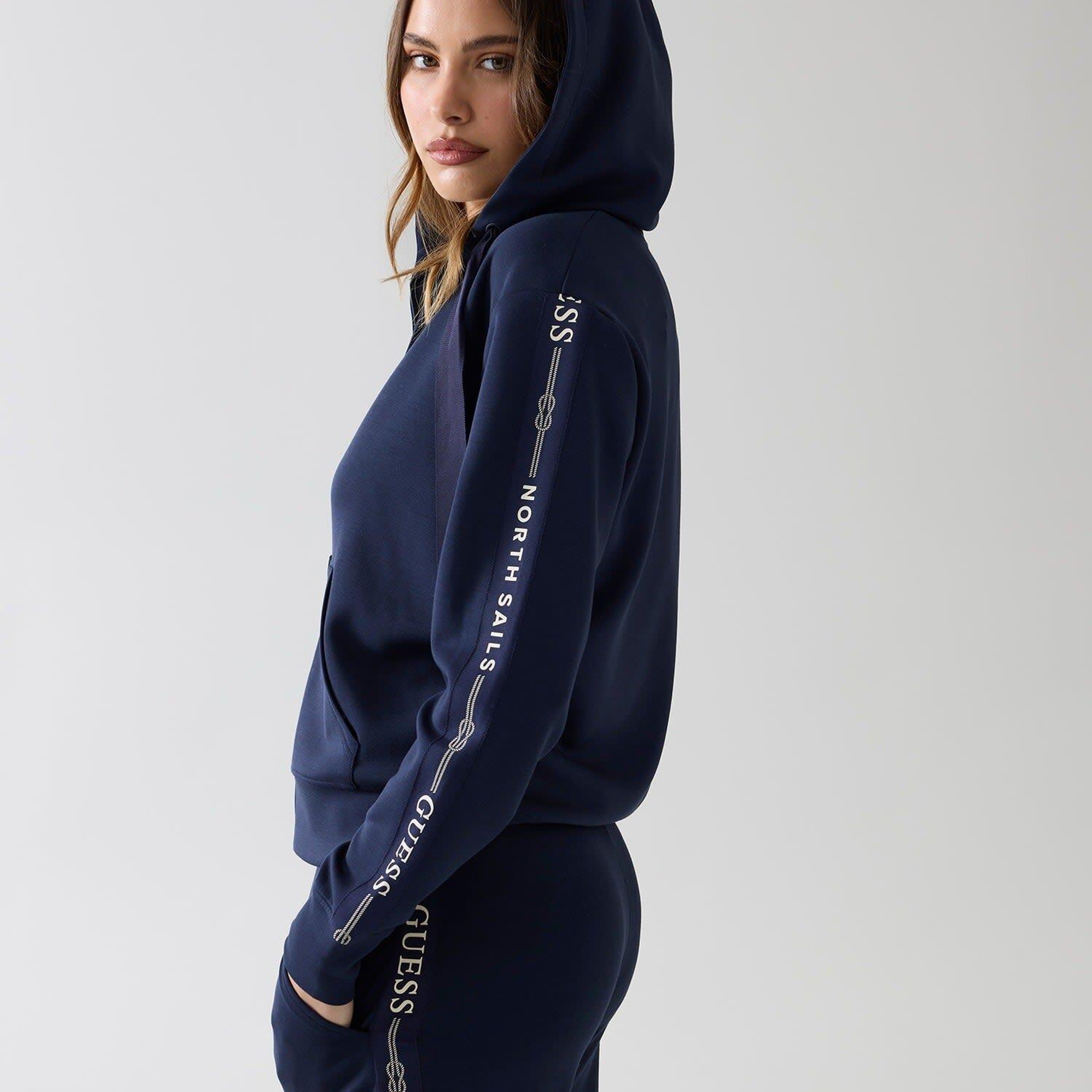 Guessxns Kadın Modal Karışımlı Scuba Sweatshirt