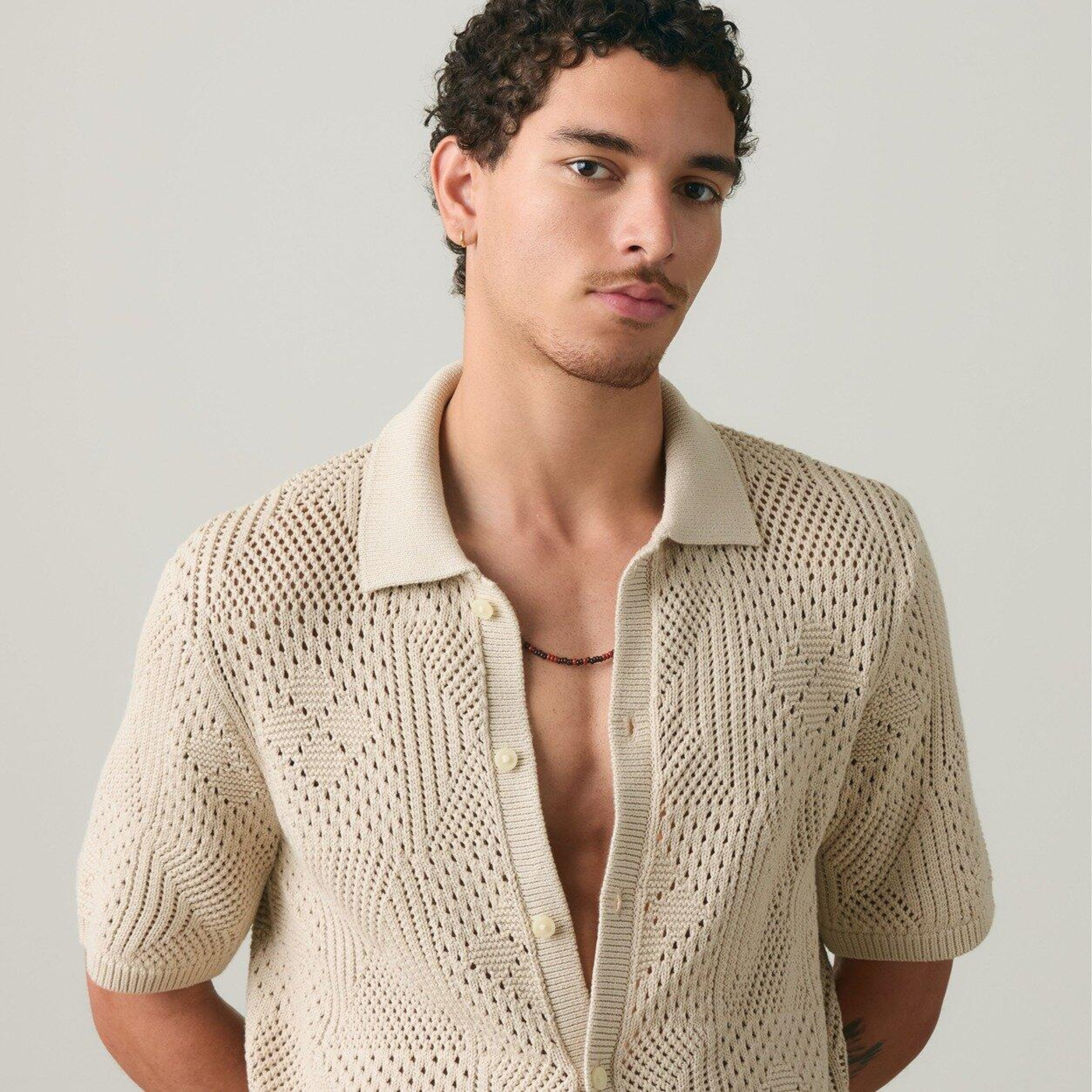 Sweater Camp Lightweight Erkek Örme Gömlek