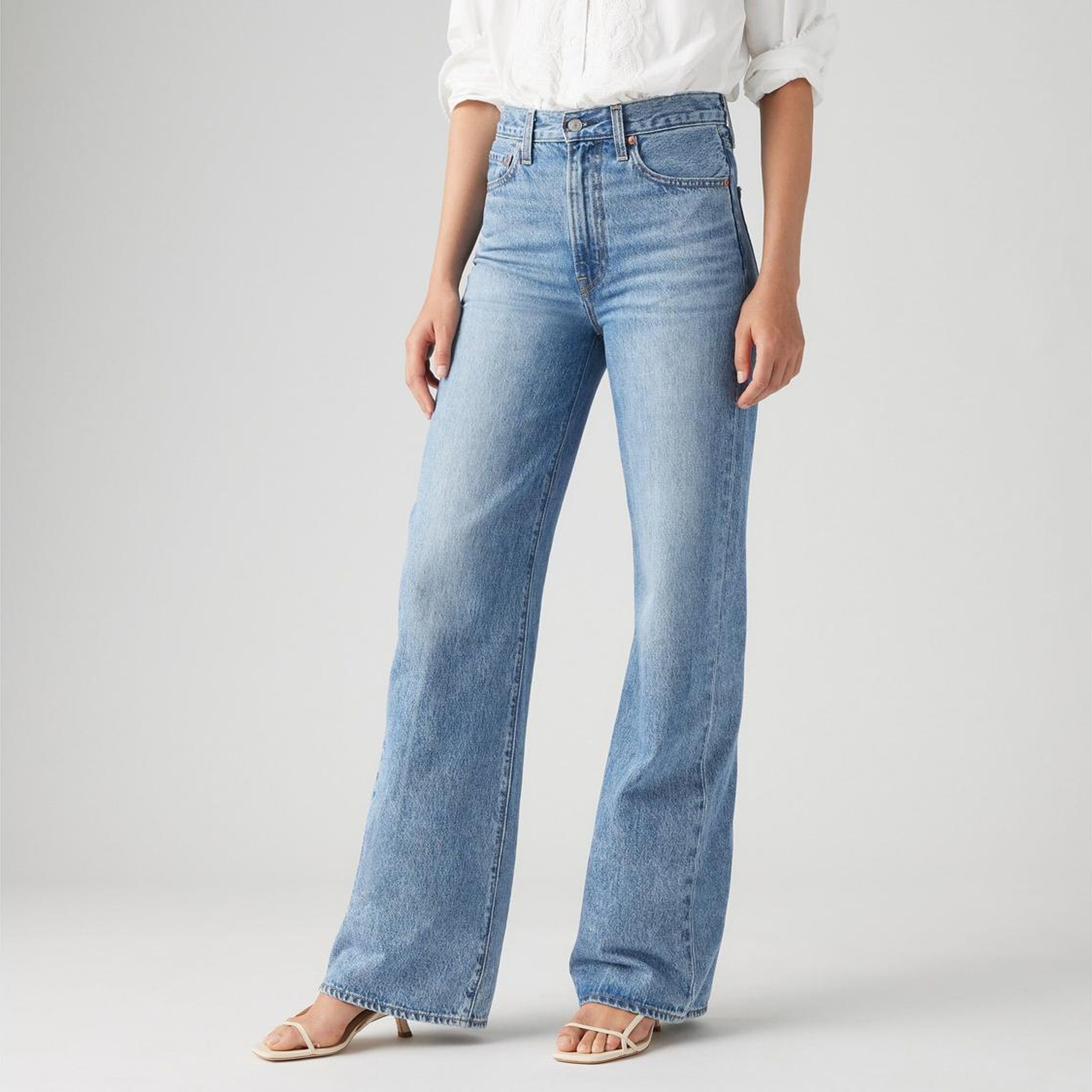 Ribcage Wide Leg Kadın Jean Pantolon - Not The Same