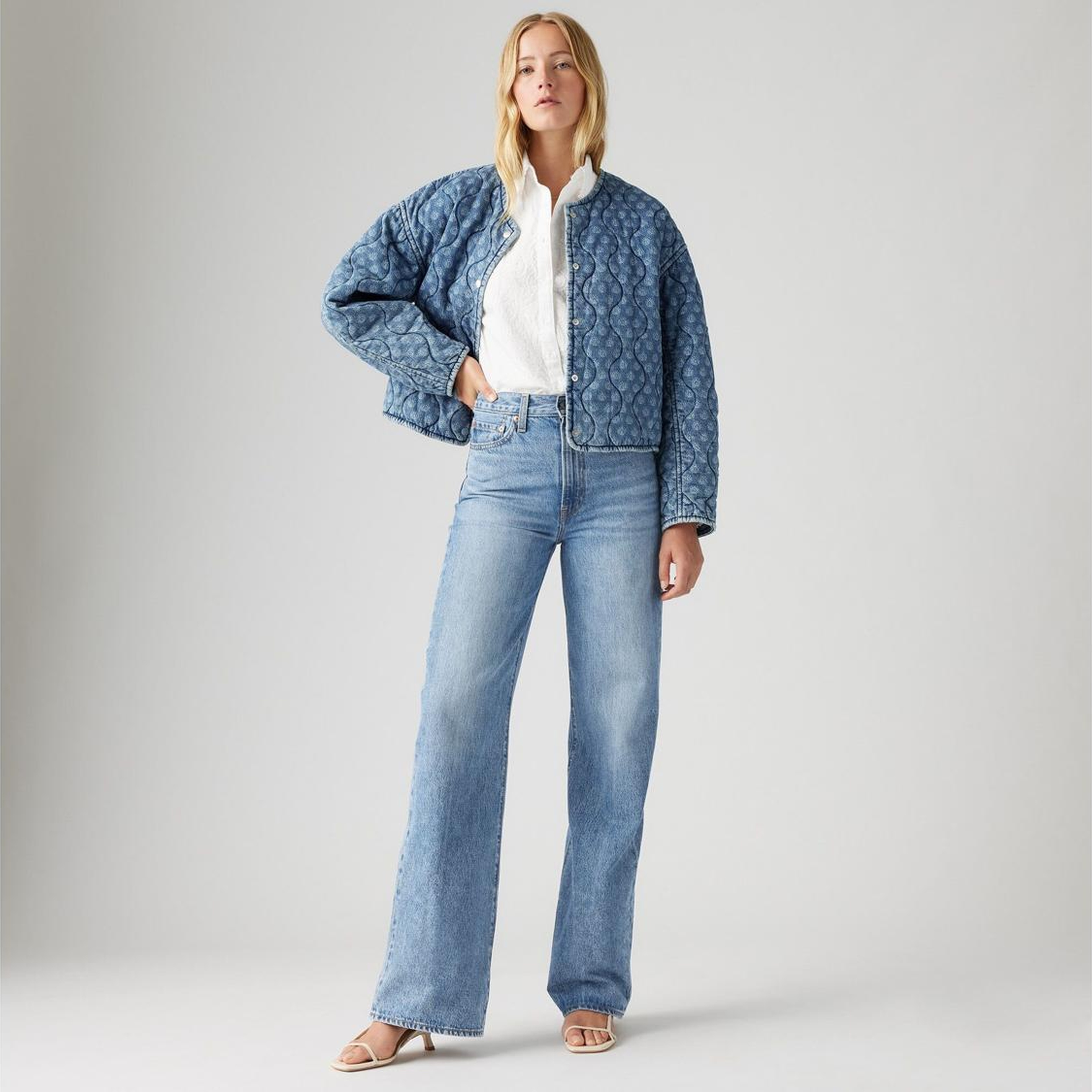 Ribcage Wide Leg Kadın Jean Pantolon - Not The Same