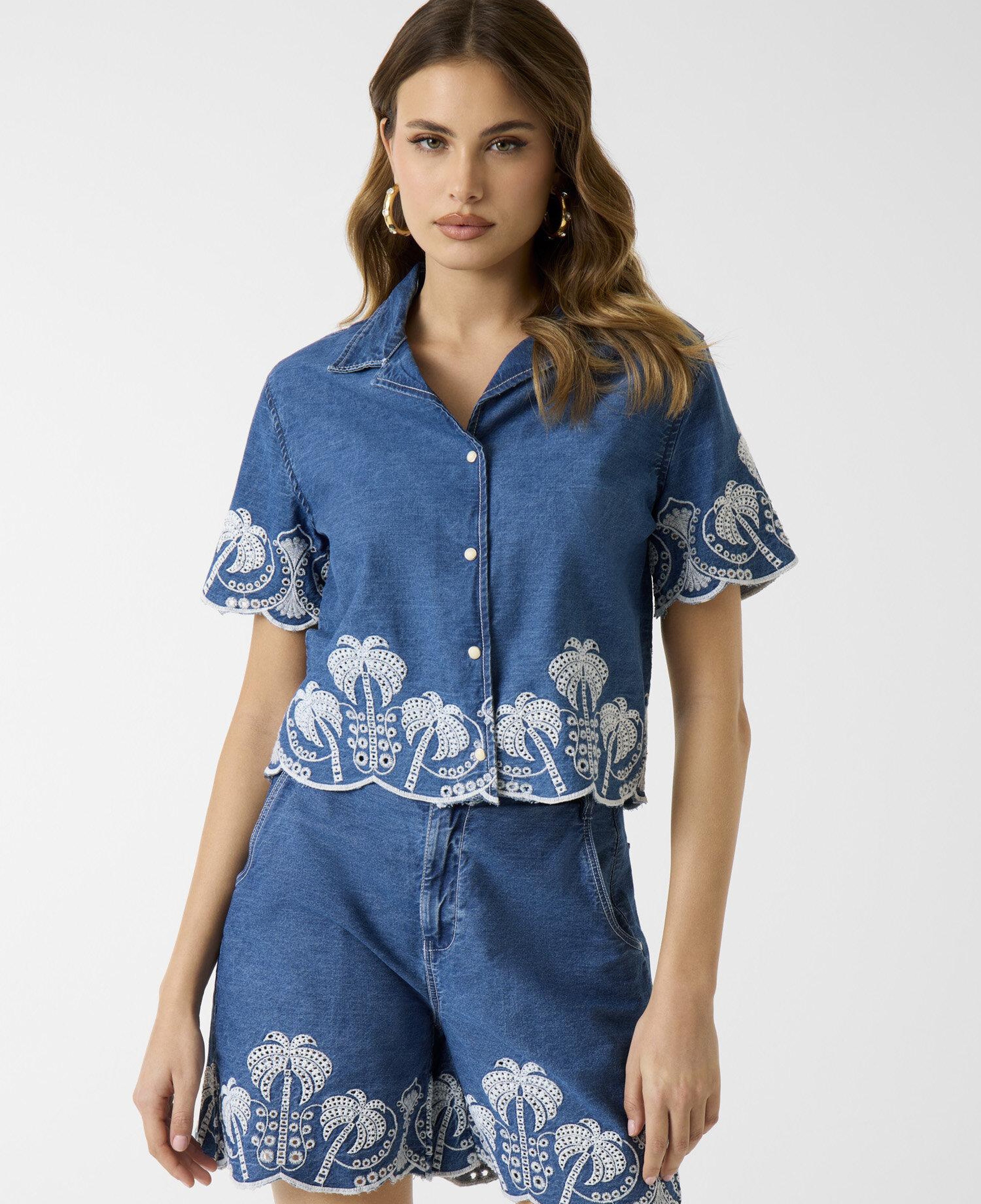 Petra Kadın Regular Fit Denim Gömlek