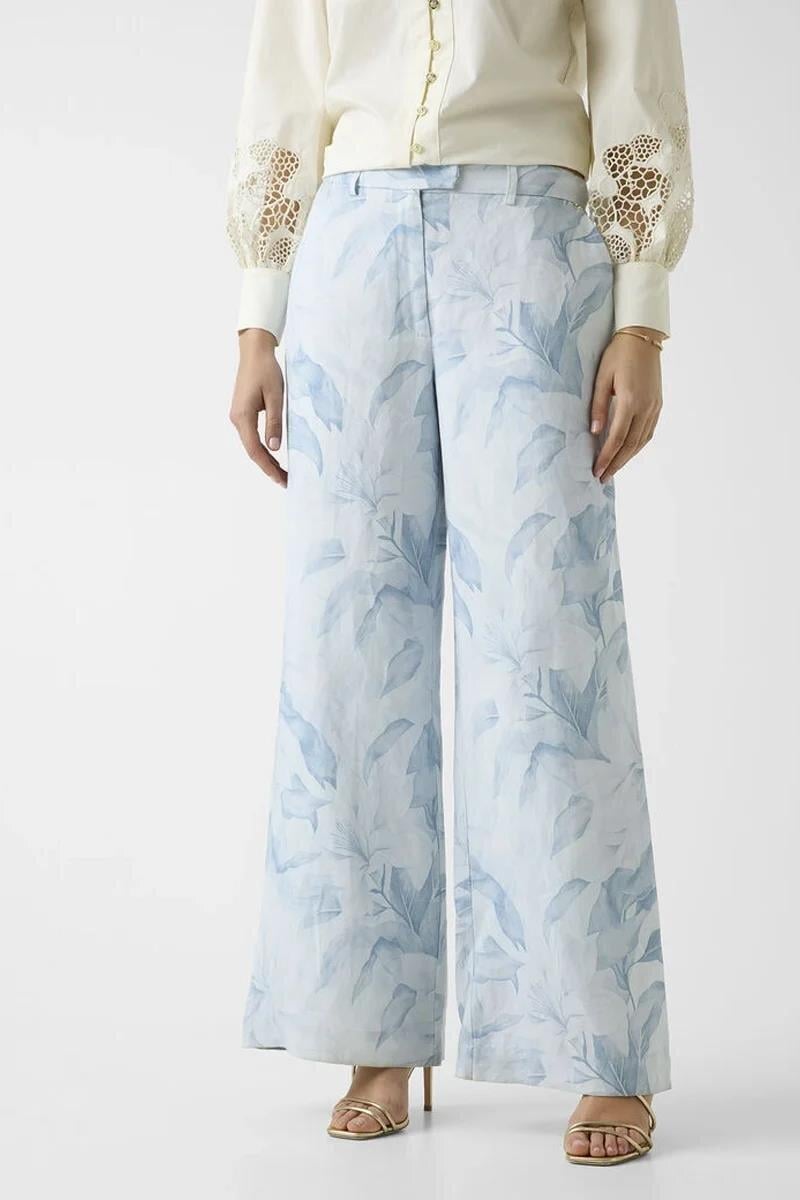 Aila Kadın Keten Karışımlı Relaxed Fit Pantolon