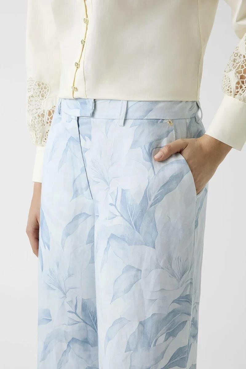 Aila Kadın Keten Karışımlı Relaxed Fit Pantolon